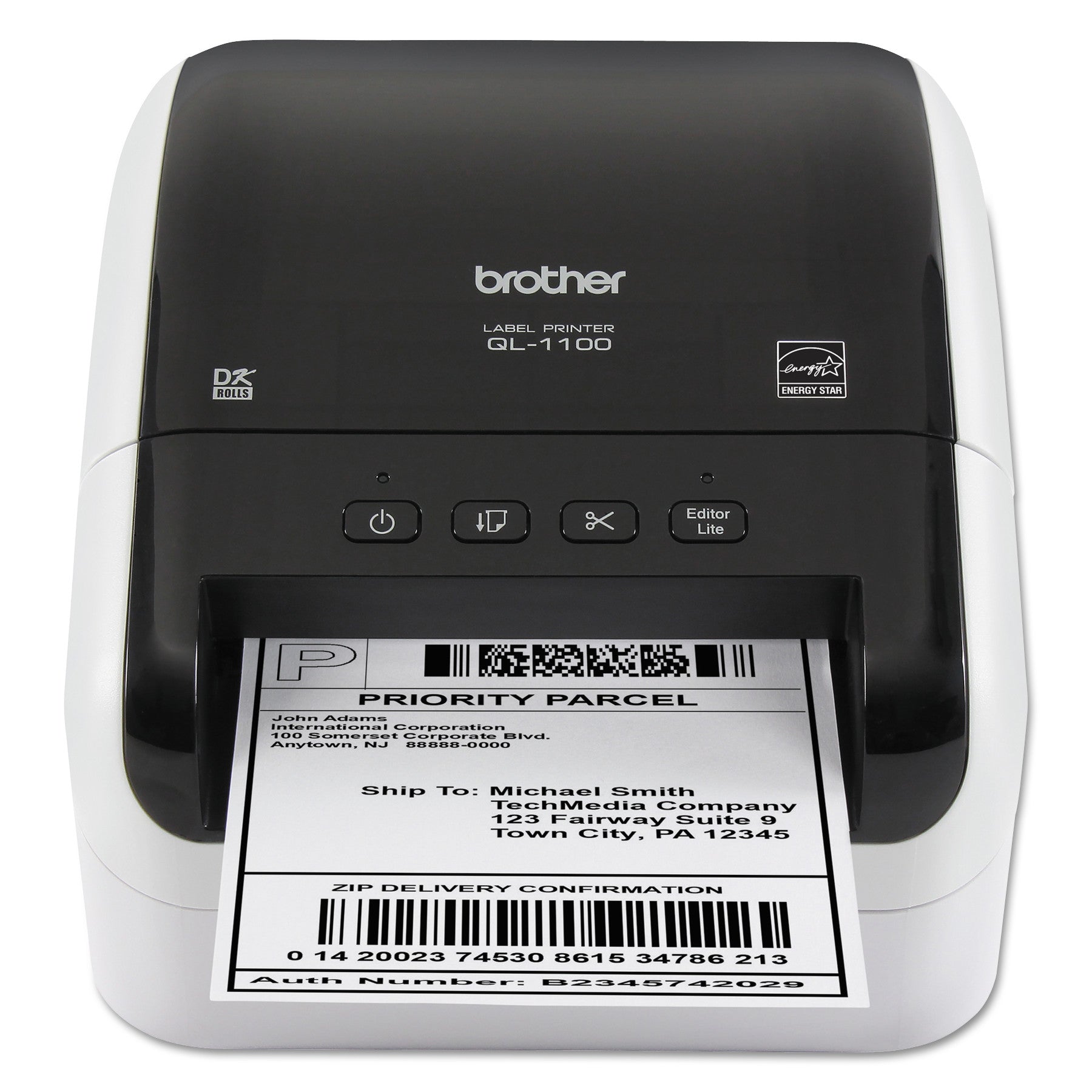 QL-1100 Wide Format Professional Label Printer, 69 Labels/min Print Speed, 6.7 x 8.7 x 5.9