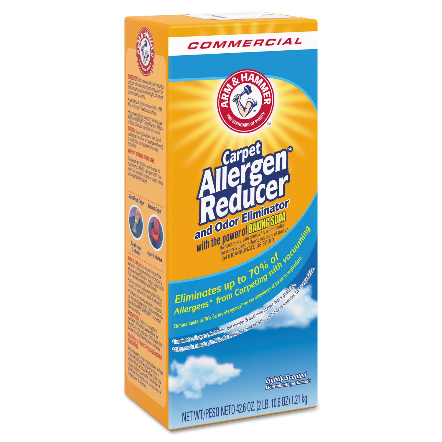 Arm & Hammer™ Carpet And Room Allergen Reducer And Odor Eliminator, 42.6 Oz Box, 9/carton