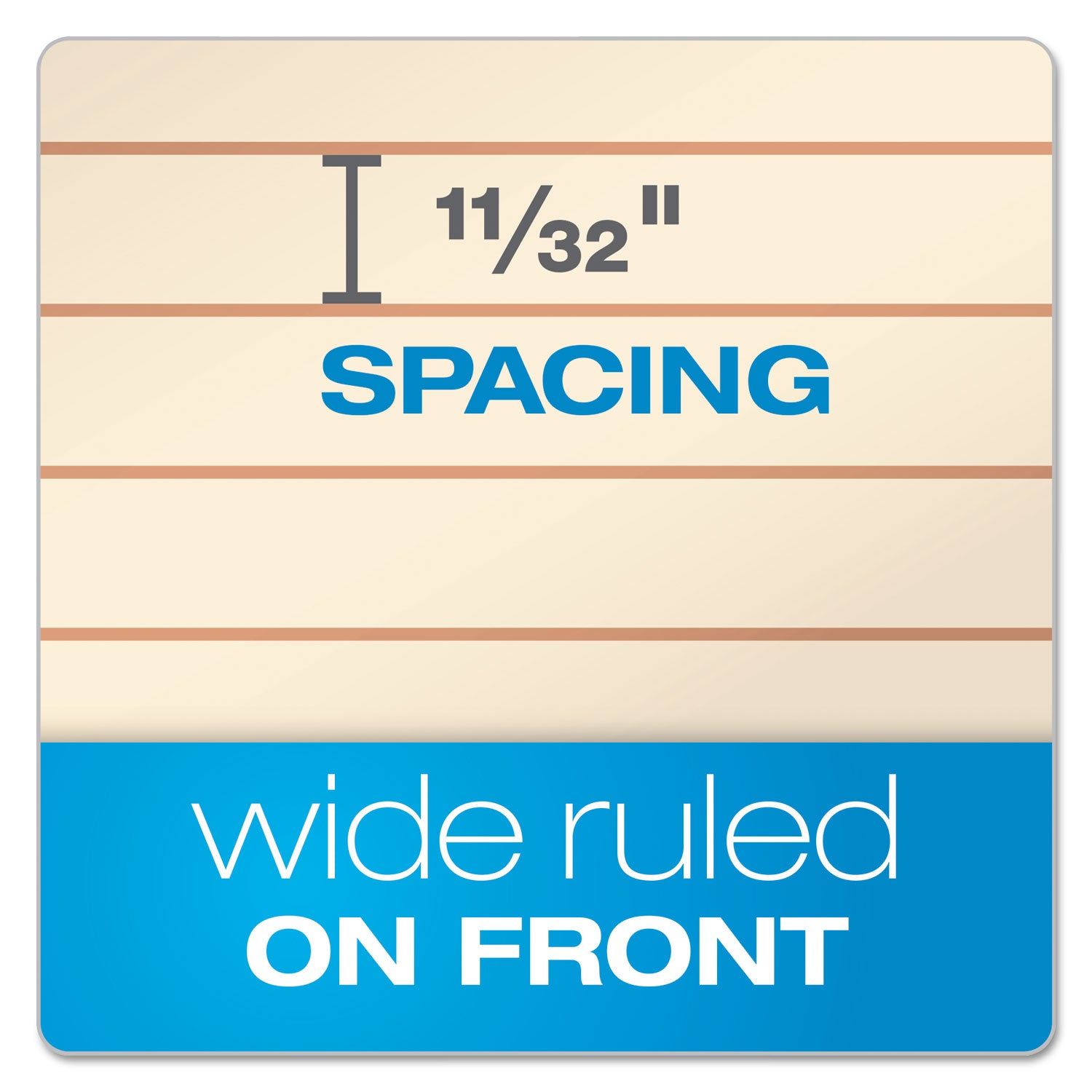 Ampad® Gold Fibre Retro Wirebound Writing Pads, Wide/Legal and Quadrille Rule, Red Cover, 70 White 8.5 x 11.75 Sheets