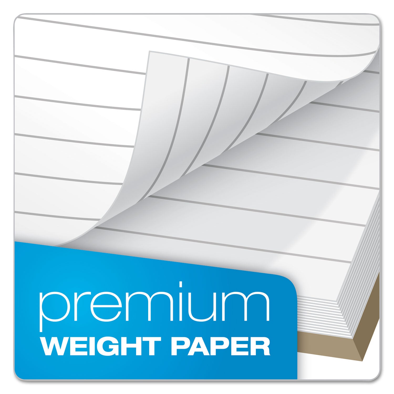 Ampad® Gold Fibre Personal Notebooks, 1-Subject, Medium/College Rule, Classic Green Cover, (100) 7 x 5 Sheets