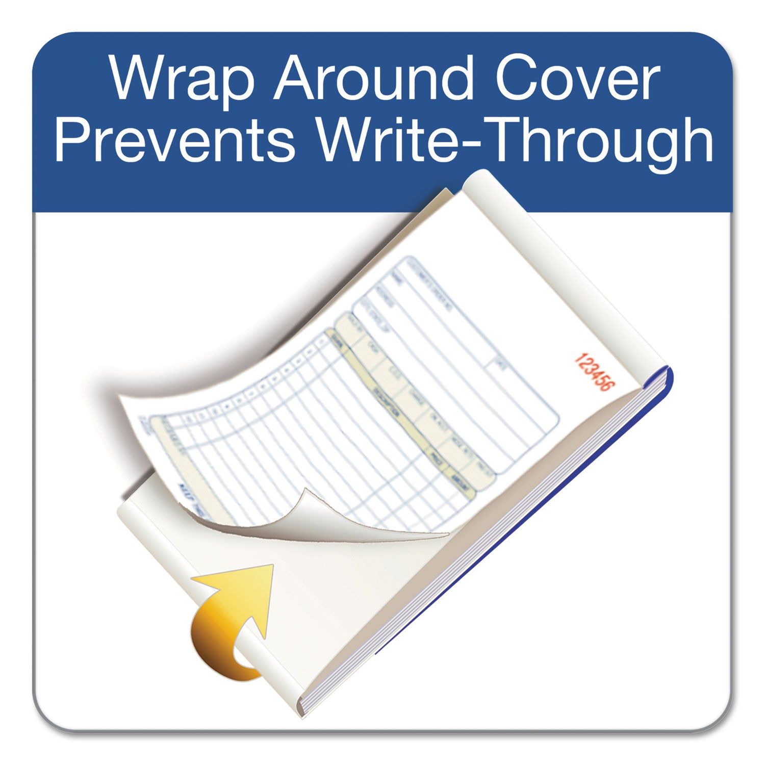 Adams® Multipart Sales Order Pad, Three-Part Carbonless, 5.56 x 7.94, 50 Forms Total