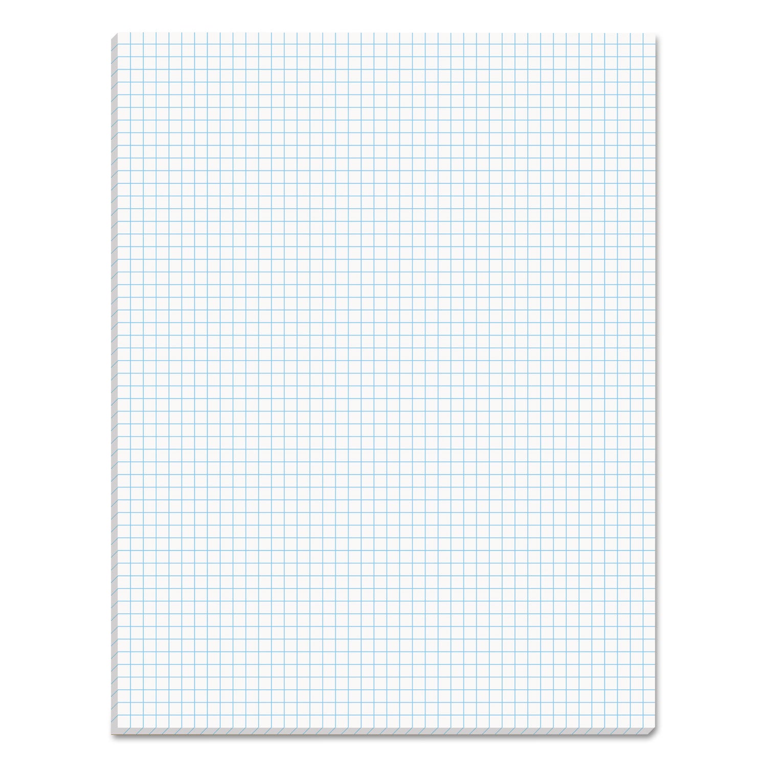 Quadrille Pads, Quadrille Rule (5 sq/in), 50 White 8.5 x 11 Sheets
