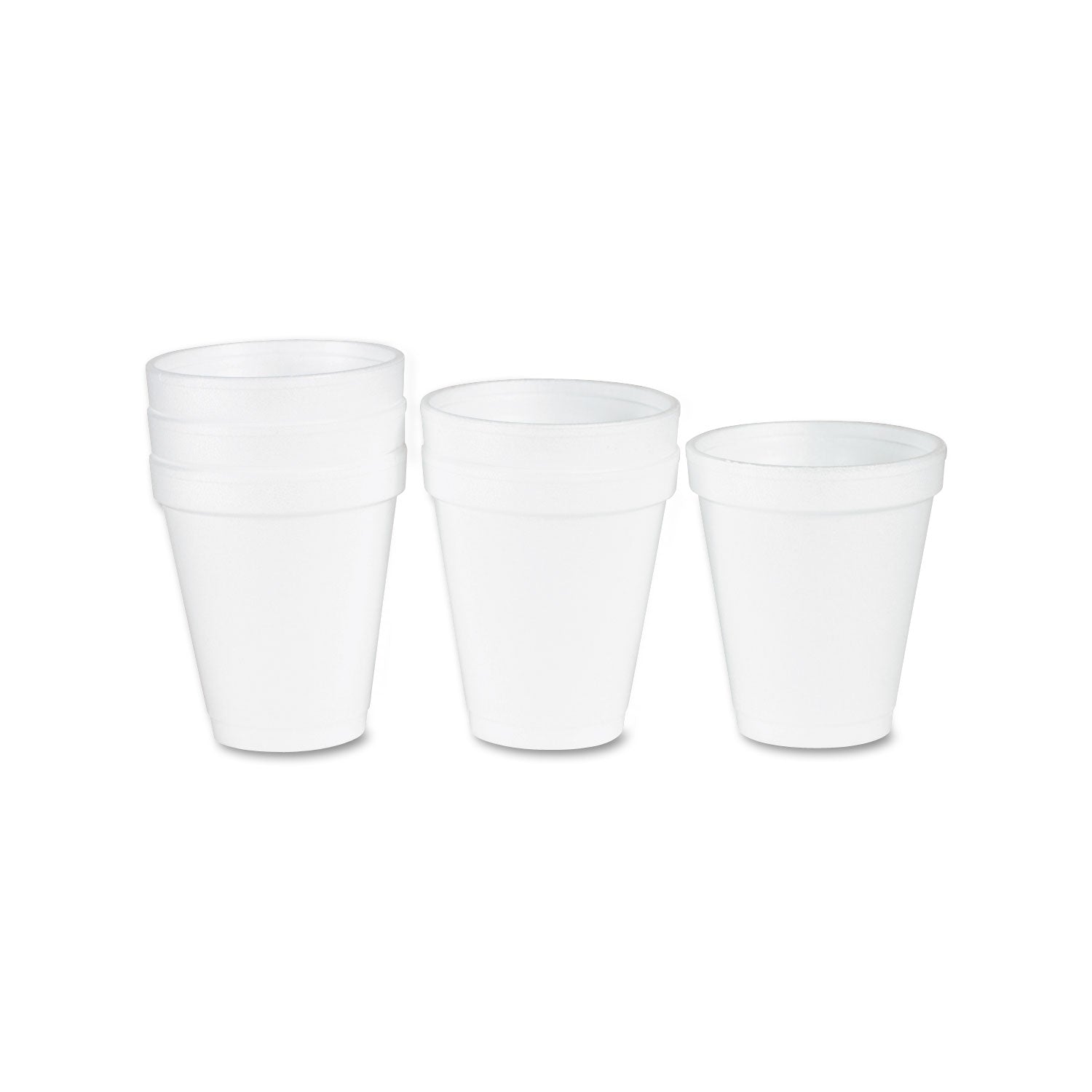 Dart® Foam Drink Cups, 6 Oz, White, 25/bag, 40 Bags/carton