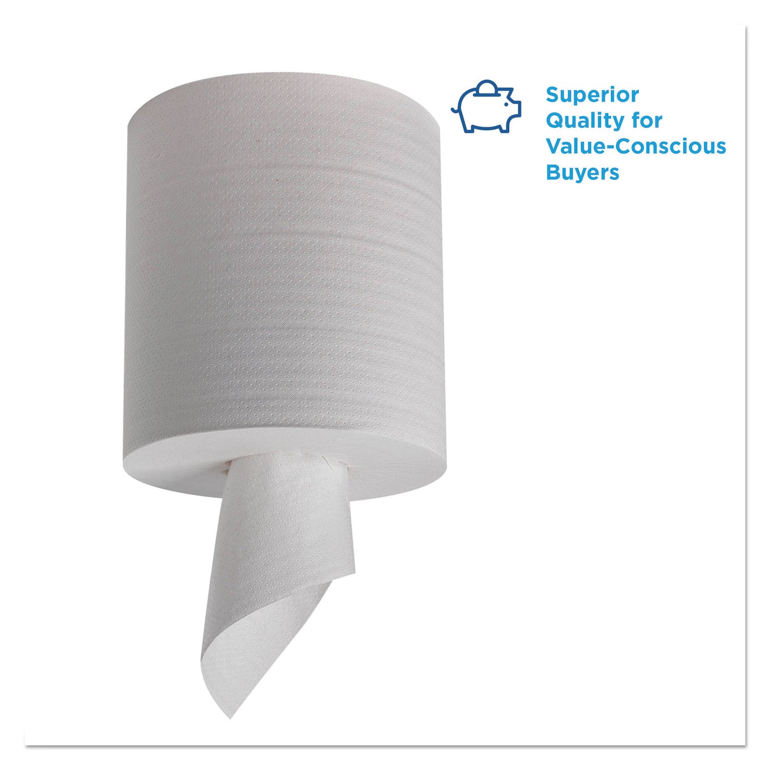 Georgia Pacific® Professional Pacific Blue Select 2-Ply Center-Pull Perf Wipers, 2-Ply, 8.25 x 12, White, 520/Roll, 6 Rolls/Carton