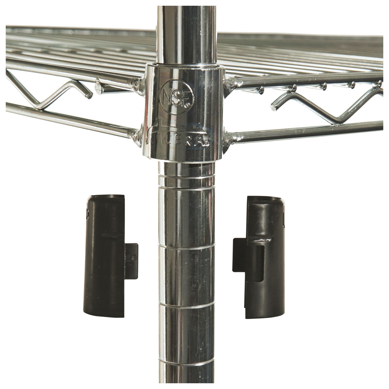 Alera® NSF Certified Industrial Four-Shelf Wire Shelving Kit, 36w x 18d x 72h, Silver