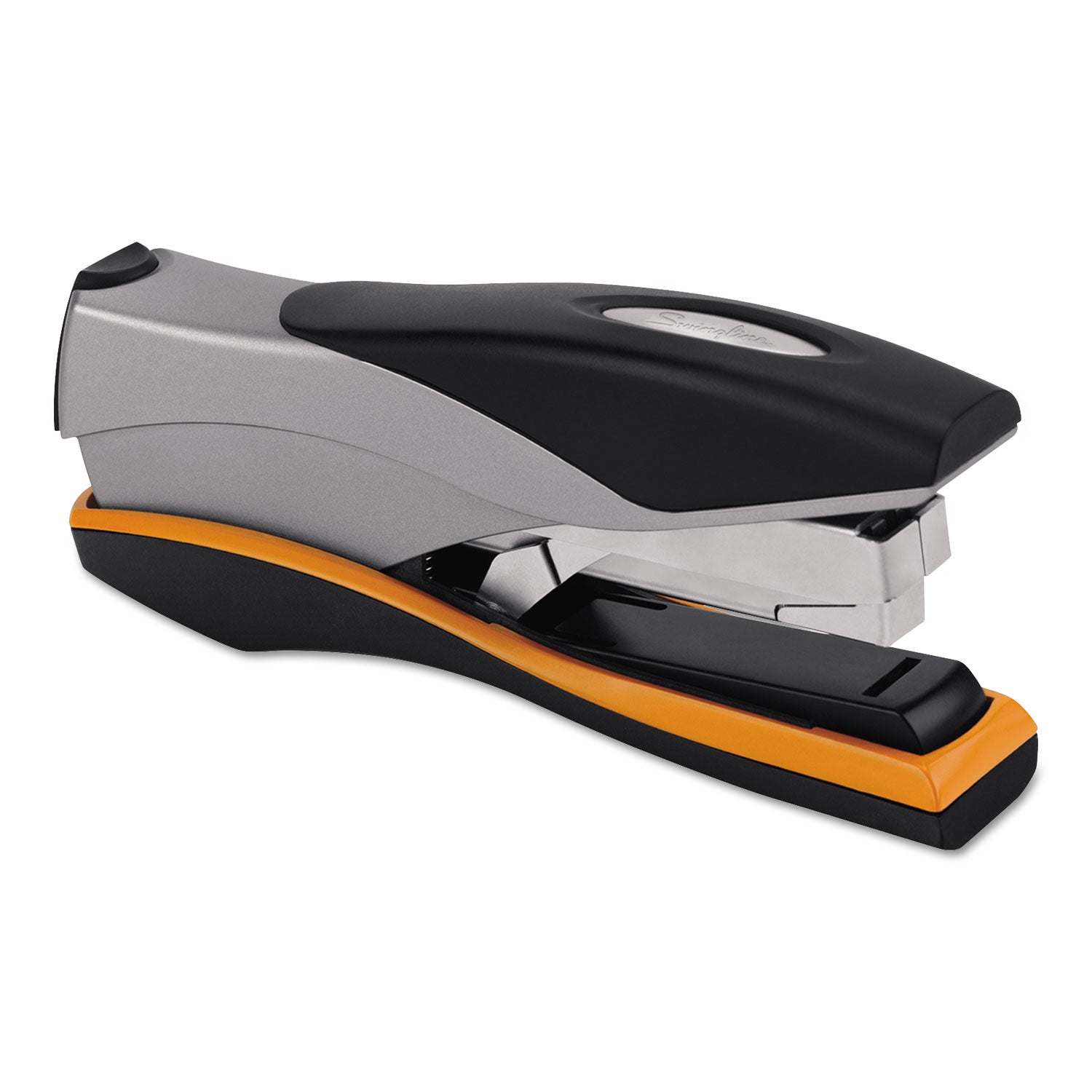 Swingline® Optima 40 Desktop Stapler, 40-Sheet Capacity, Silver/black/orange