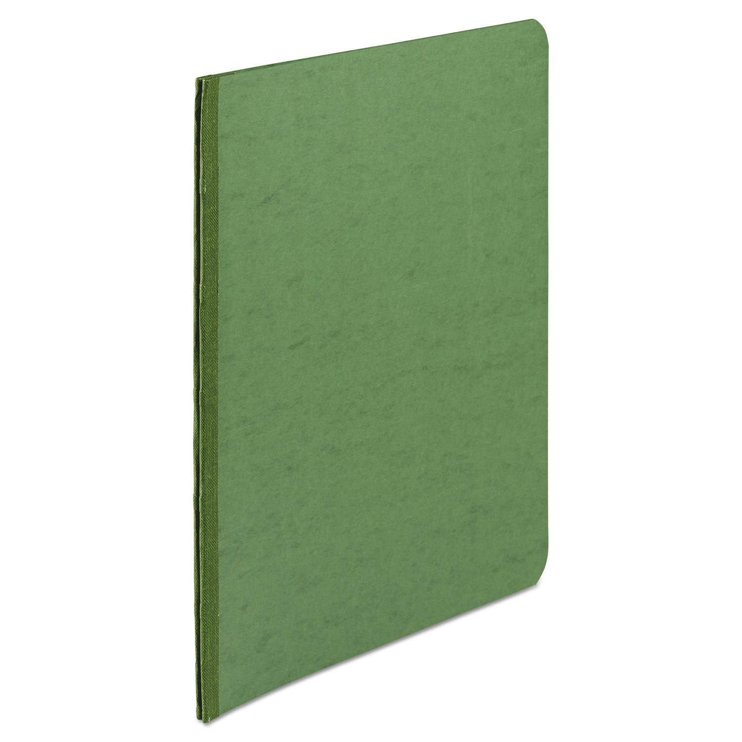 ACCO Presstex Report Cover With Tyvek Reinforced Hinge, Side Bound, 2-Piece Prong Fastener, 8.5 X 11, 3" Capacity, Dark Green