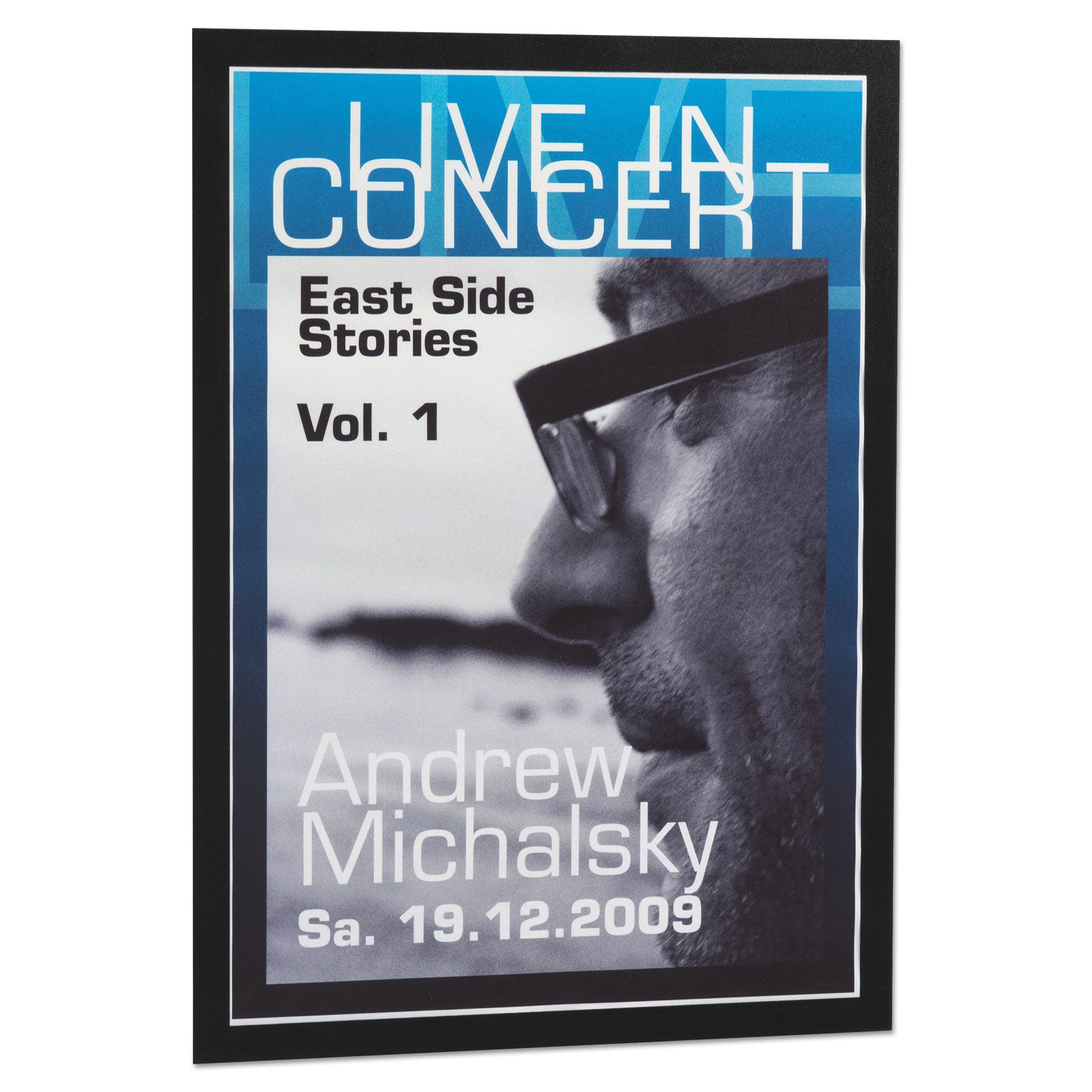 Durable® Duraframe Sign Holder, 11 X 17, Black Frame, 2/pack