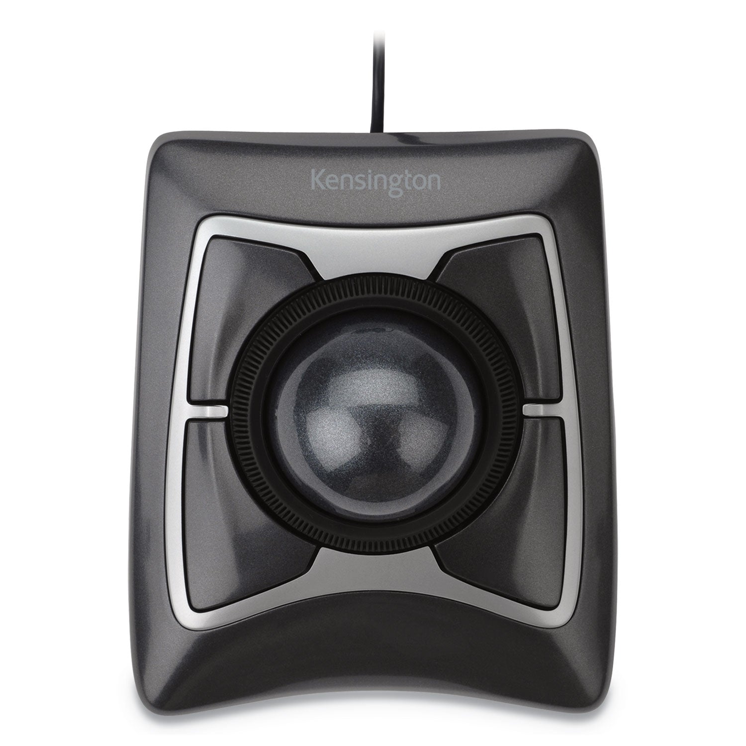 Kensington® Expert Mouse Trackball, Usb 2.0, Left/right Hand Use, Black/silver