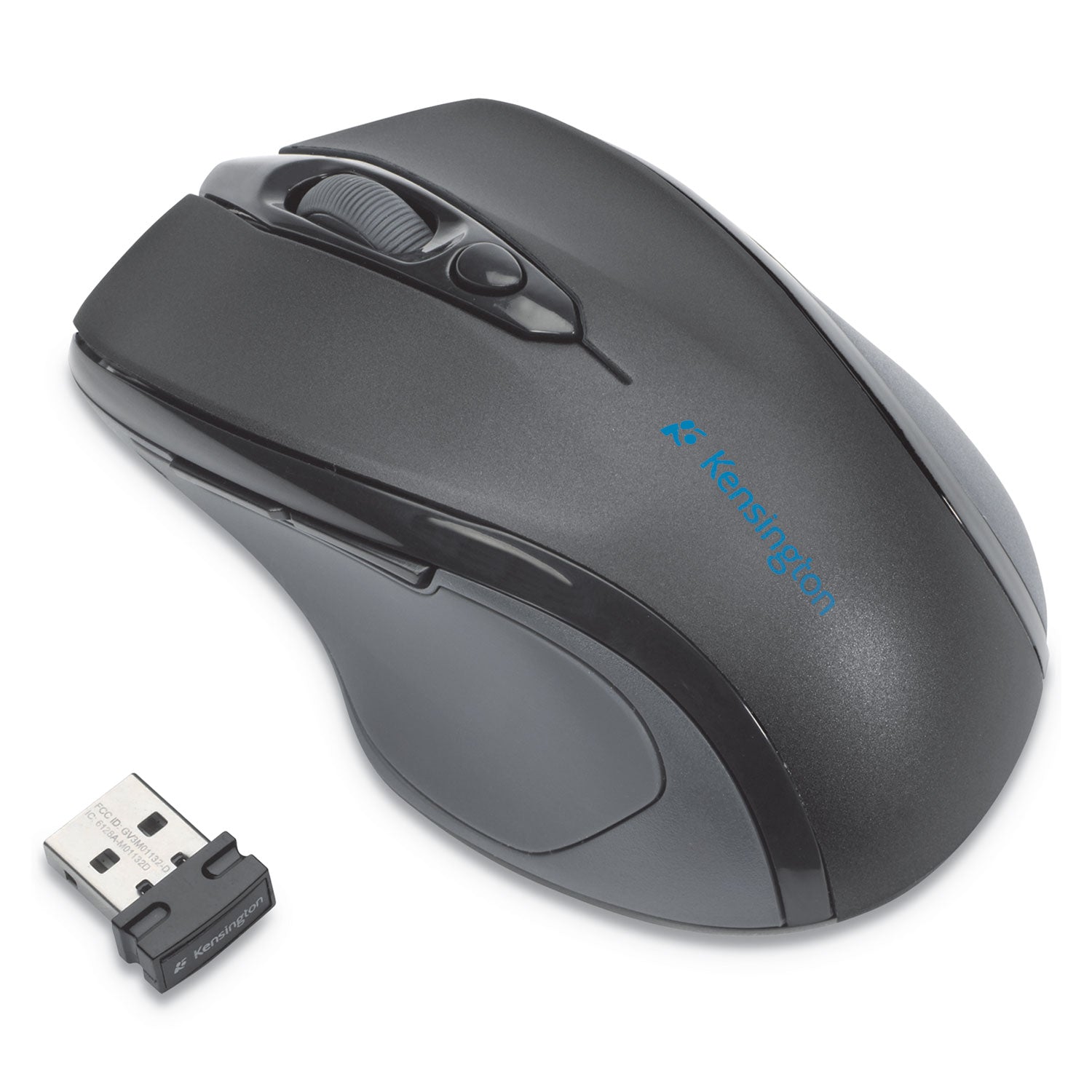 Kensington® Pro Fit Mid-Size Wireless Mouse, 2.4 Ghz Frequency/30 Ft Wireless Range, Right Hand Use, Black