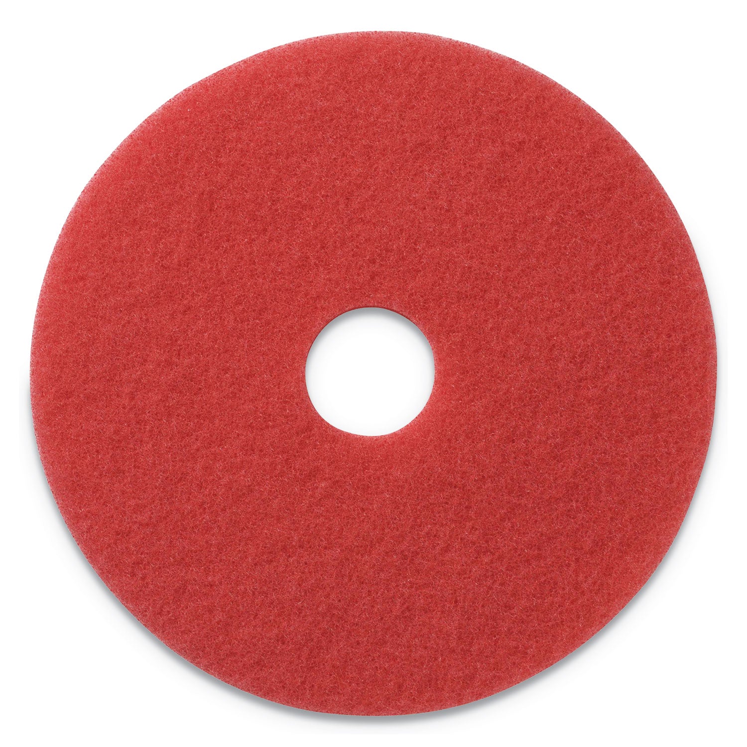 Americo® Buffing Pads, 19" Diameter, Red, 5/Carton