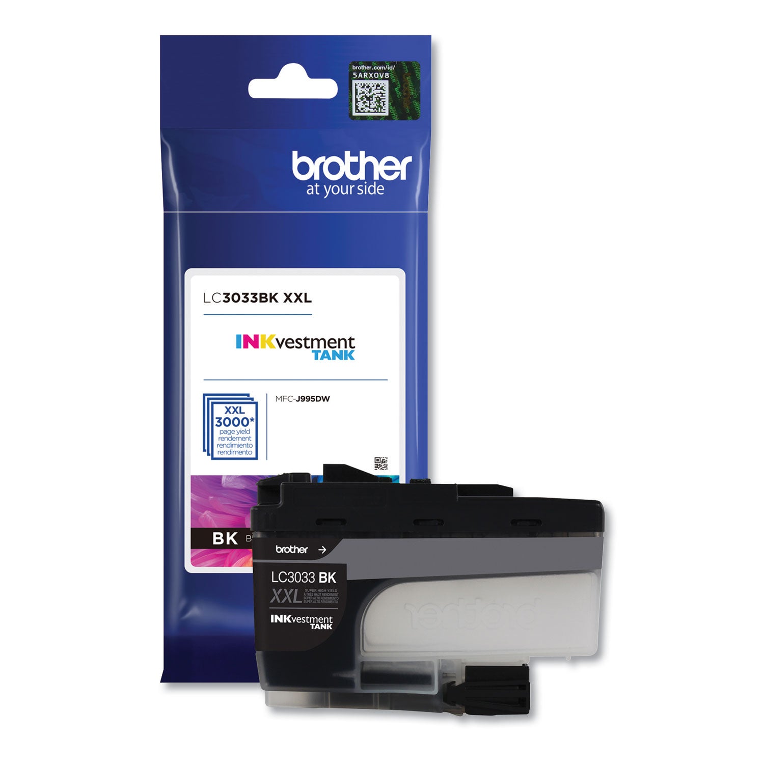 Brother Lc3033bk Inkvestment Super High-Yield Ink, 3,000 Page-Yield, Black