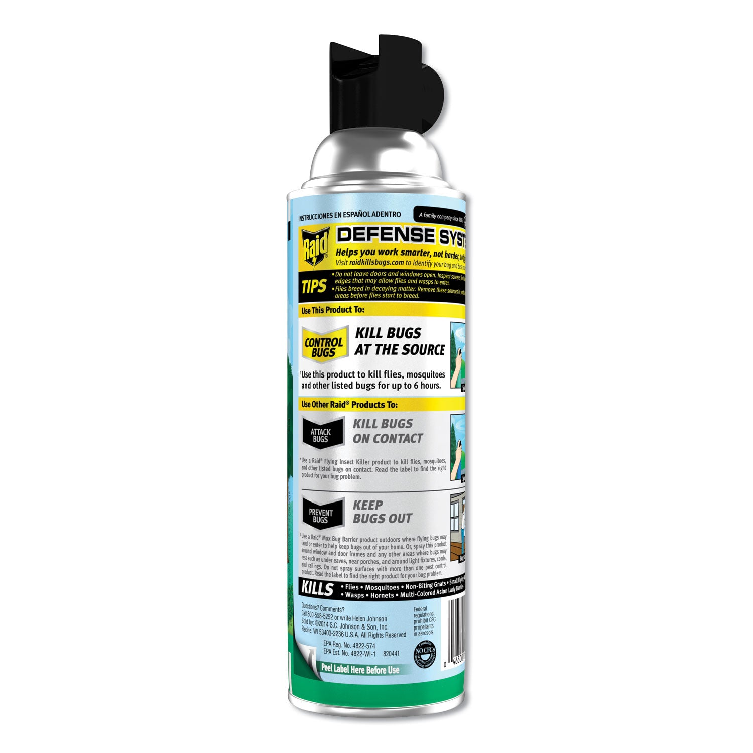 Raid® Yard Guard Fogger, 16 oz Aerosol Spray, 12/Carton