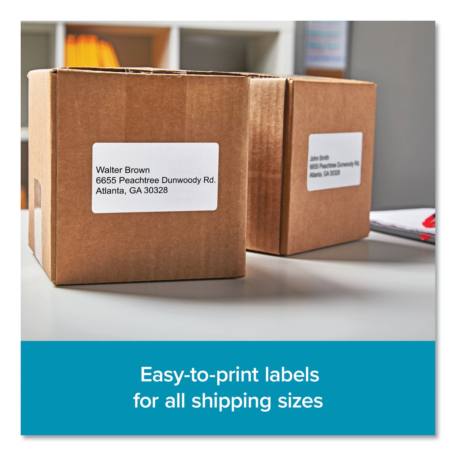 DYMO® lw shipping labels, 2.13" x 4", white, 220 labels/roll, 6 rolls/pack