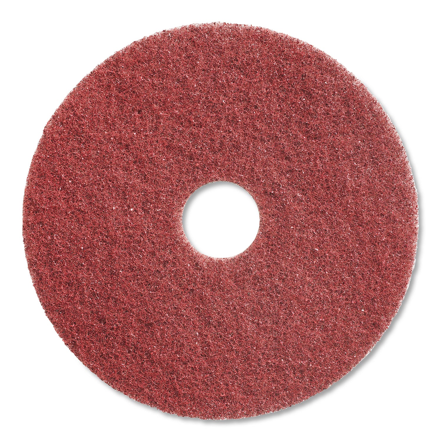 Twister Floor Pad, 17" Diameter, Red, 2/Carton