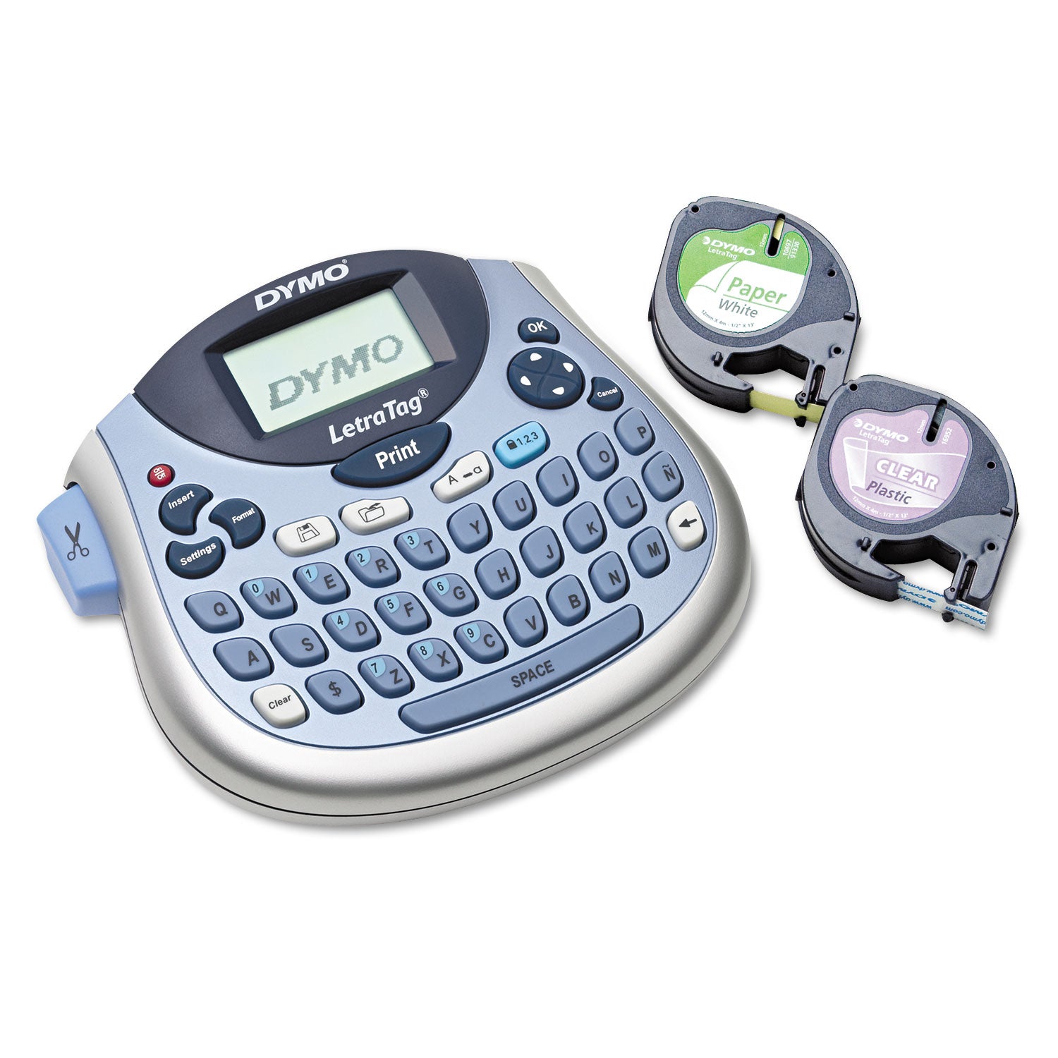 DYMO® Letratag 100t Label Maker, 2 Lines, 6.7 X 2.8 X 5.7