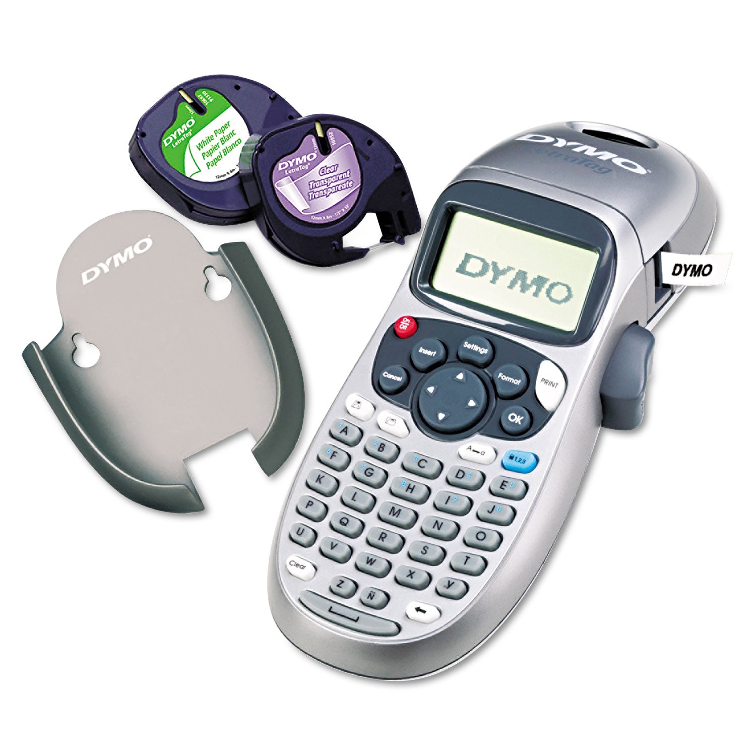 DYMO® Letratag 100h Label Maker, 2 Lines, 3.1 X 2.6 X 8.3
