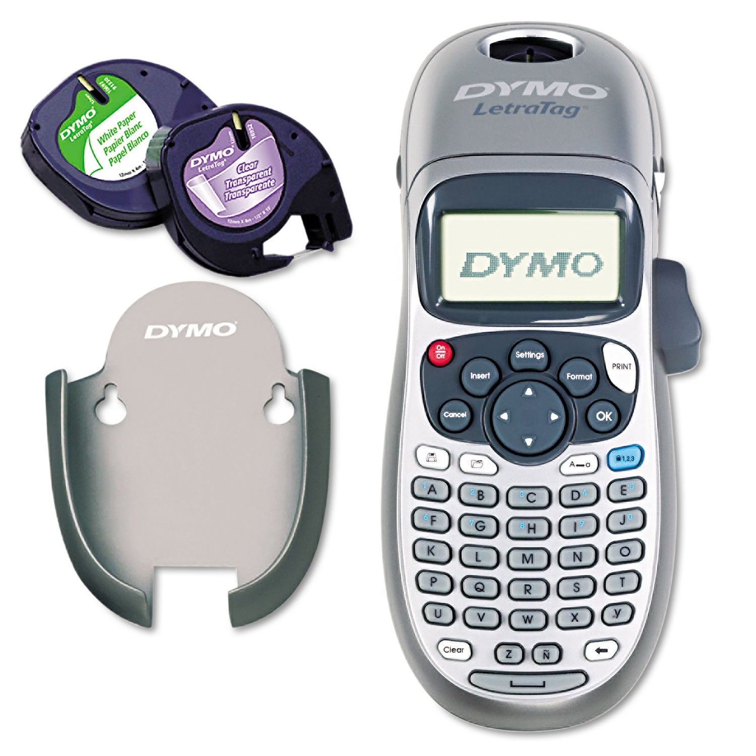 DYMO® Letratag 100h Label Maker, 2 Lines, 3.1 X 2.6 X 8.3