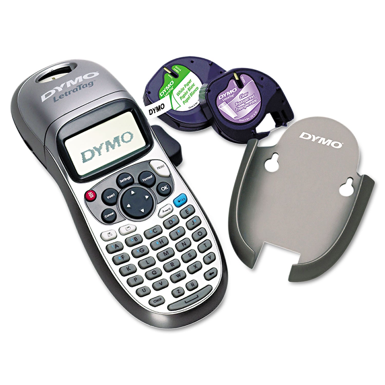 DYMO® Letratag 100h Label Maker, 2 Lines, 3.1 X 2.6 X 8.3