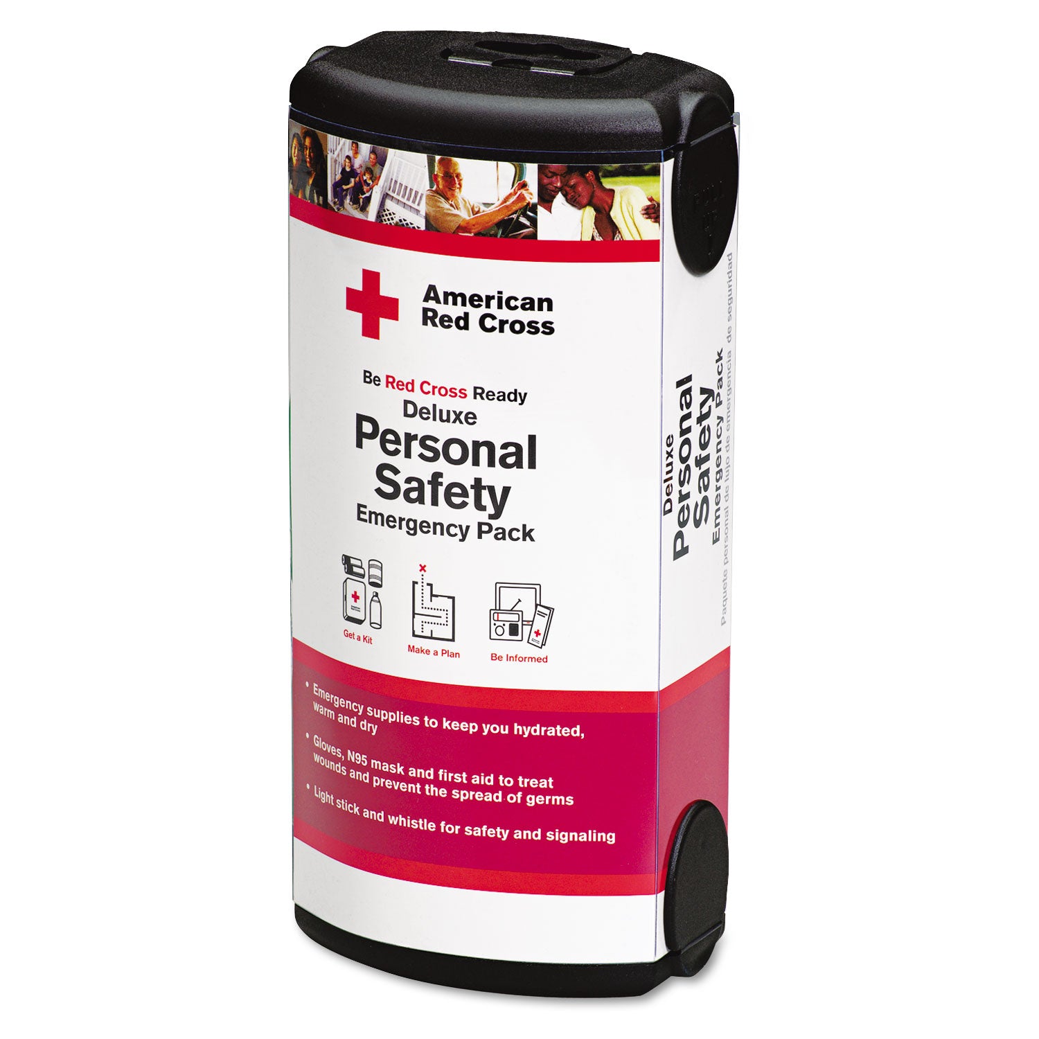 First Aid Only™ American Red Cross Personal Safety Pack For One Person, Nylon Backpack