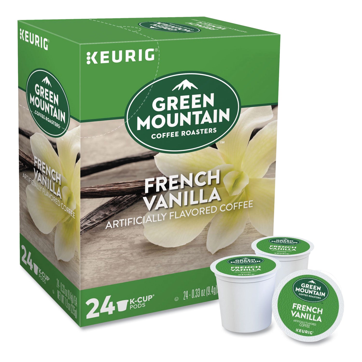 Green Mountain Coffee® French Vanilla Coffee K-Cup Pods, 96/carton
