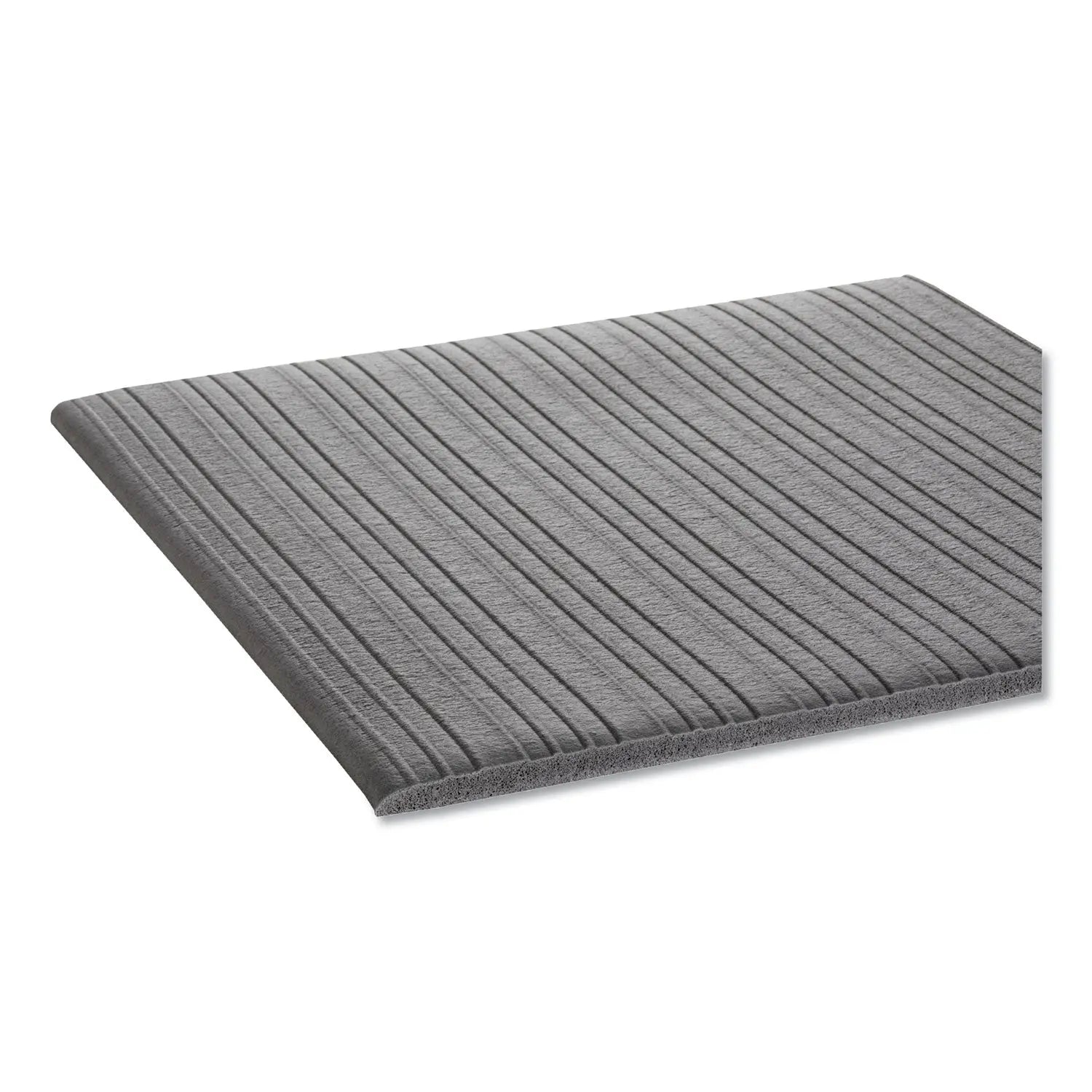 Ribbed Anti-Fatigue Mat, Vinyl, 27 x 36, Gray Crown Flipcost
