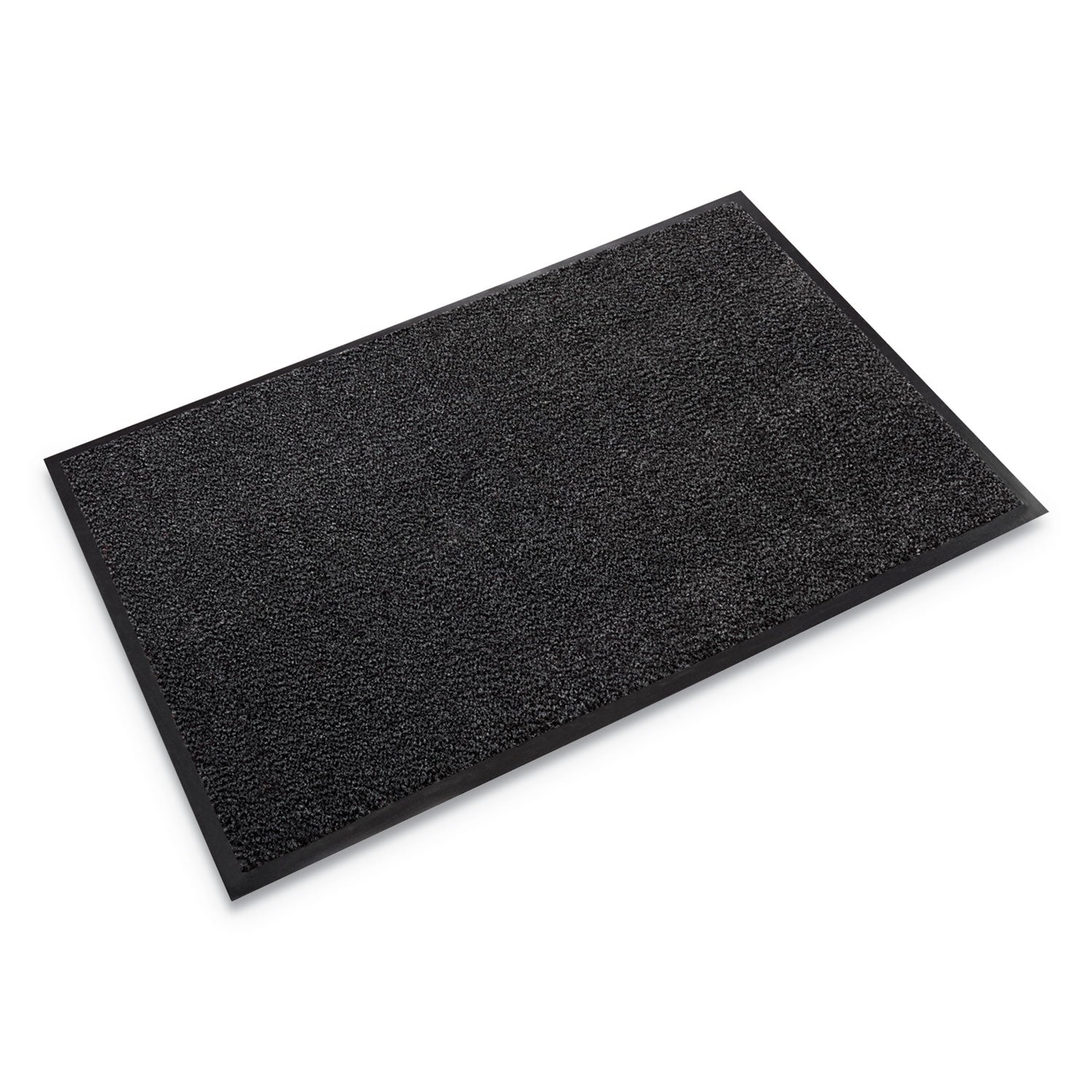 Dust-Star Microfiber Wiper Mat, 48 x 72, Charcoal