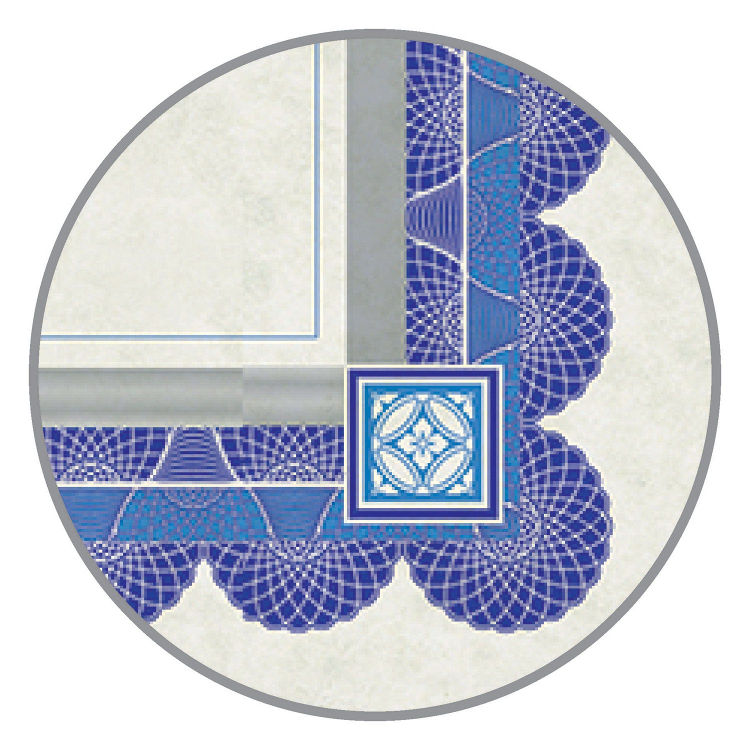 Southworth® Parchment Certificates, Academic, 8.5 X 11, Ivory With Blue/silver Foil Border, 15/pack