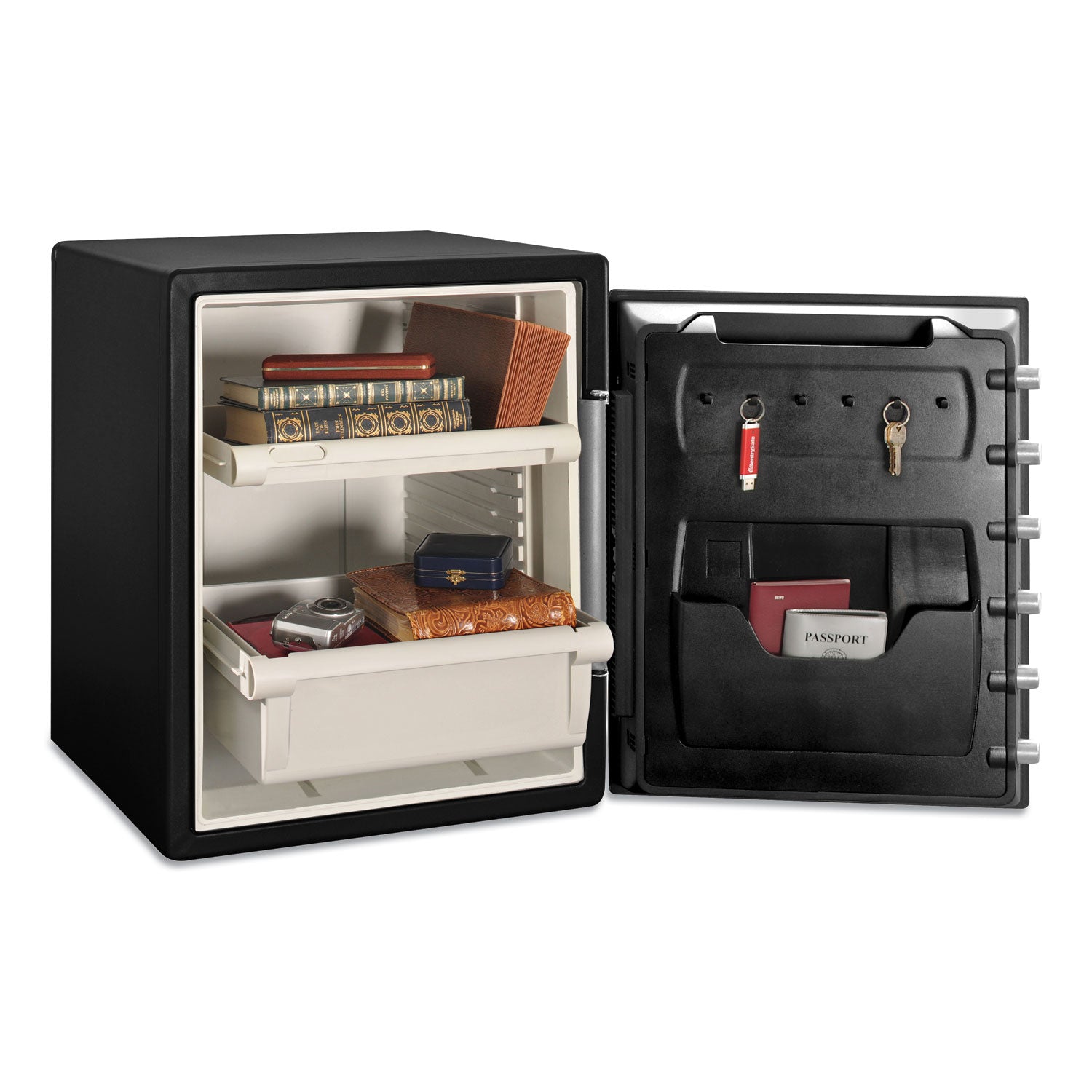 Sentry® Safe Fire-Safe With Combination Access, 2 Cu Ft, 18.6w X 19.3d X 23.8h, Black