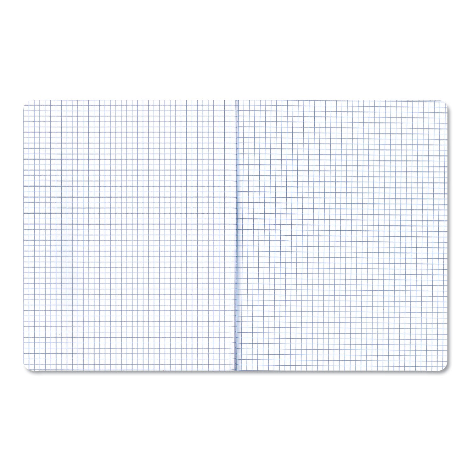 Universal® Quad Rule Composition Book, Quadrille Rule (4 sq/in), Black Marble Cover, (100) 9.75 x 7.5 Sheets, 6/Pack