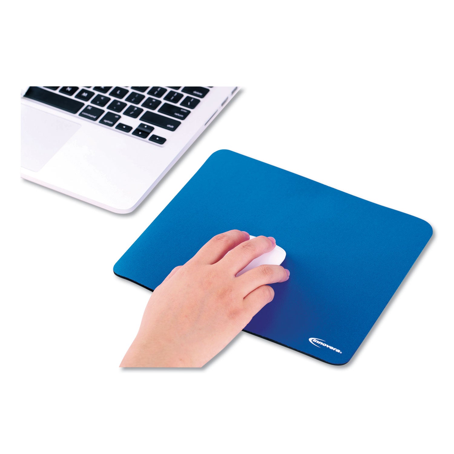 Innovera® Mouse Pad, 9 x 7.5, Blue