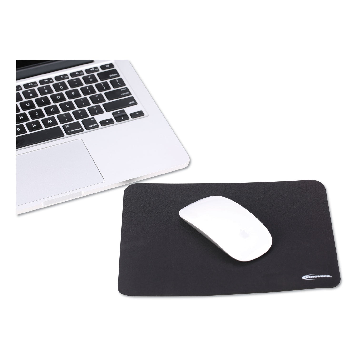 Innovera® Mouse Pad, 9 x 7.5, Black