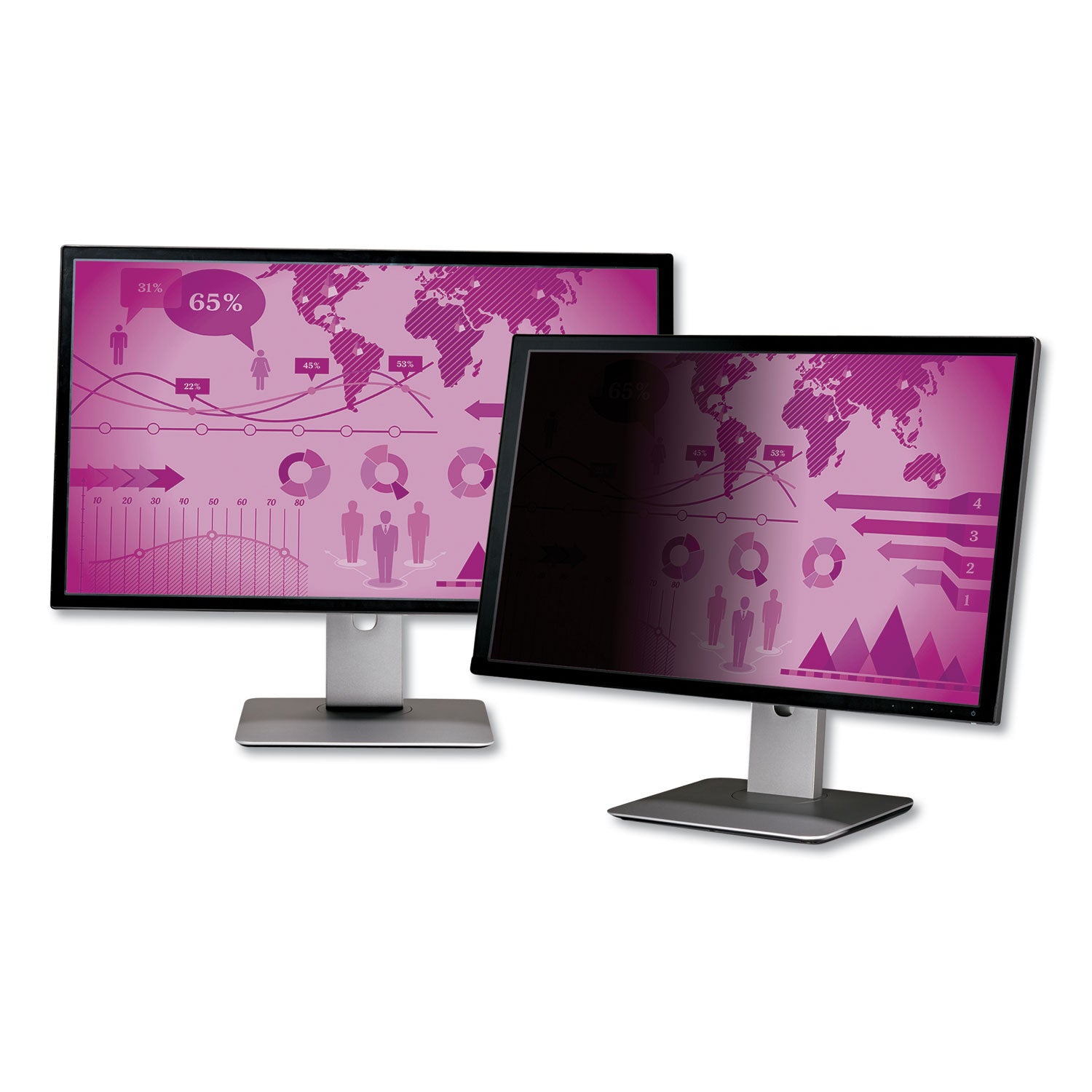 3M™ High Clarity Privacy Filter for 27" Widescreen Flat Panel Monitor, 16:9 Aspect Ratio