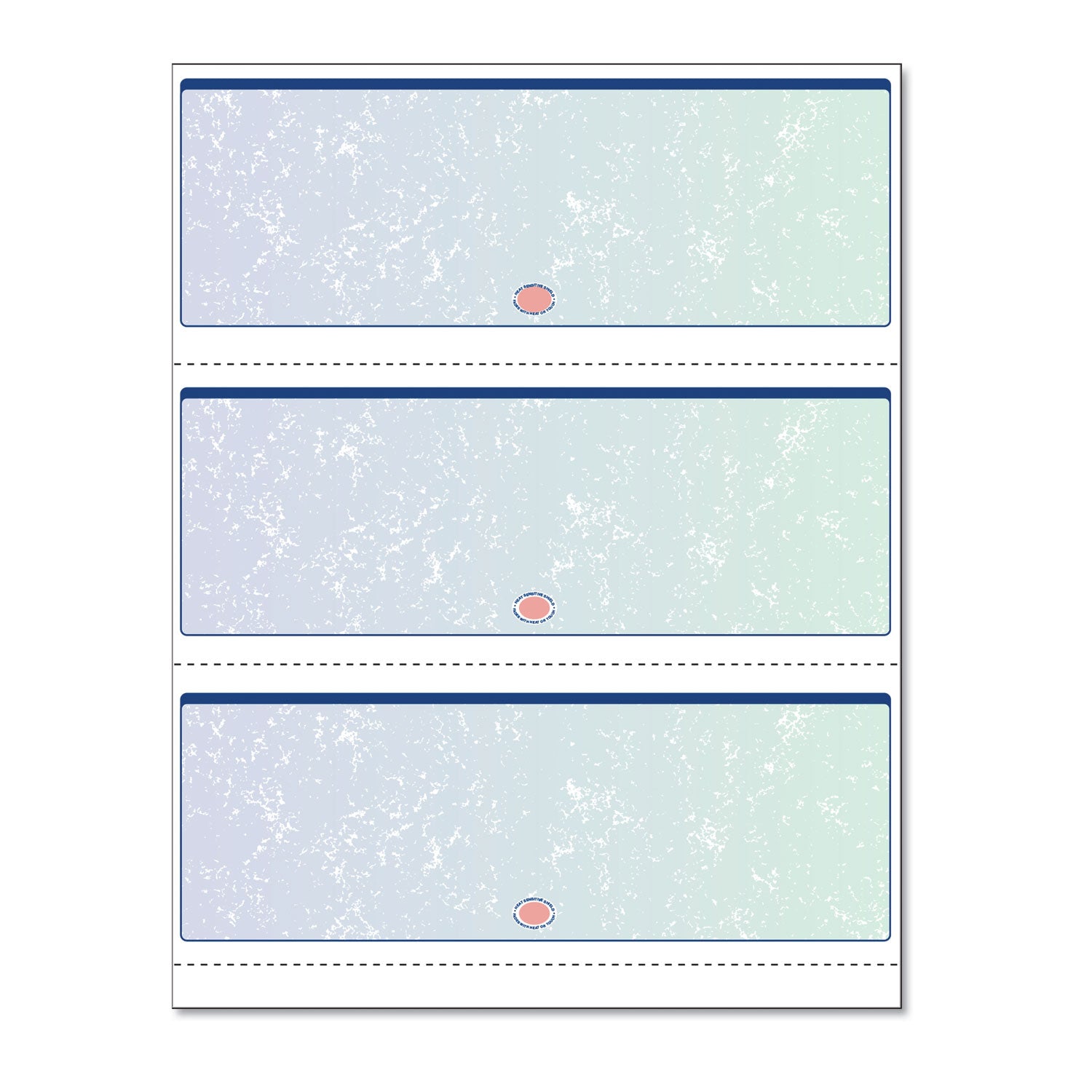 DocuGard™ Premier Prismatic Check, 13 Features, 8.5 X 11, Blue/green Prismatic, 500/ream