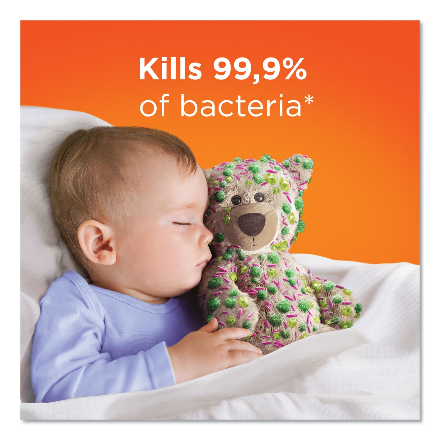 Tide® Antibacterial Fabric Spray, Light Scent, 22 Oz Spray Bottle, 6/carton