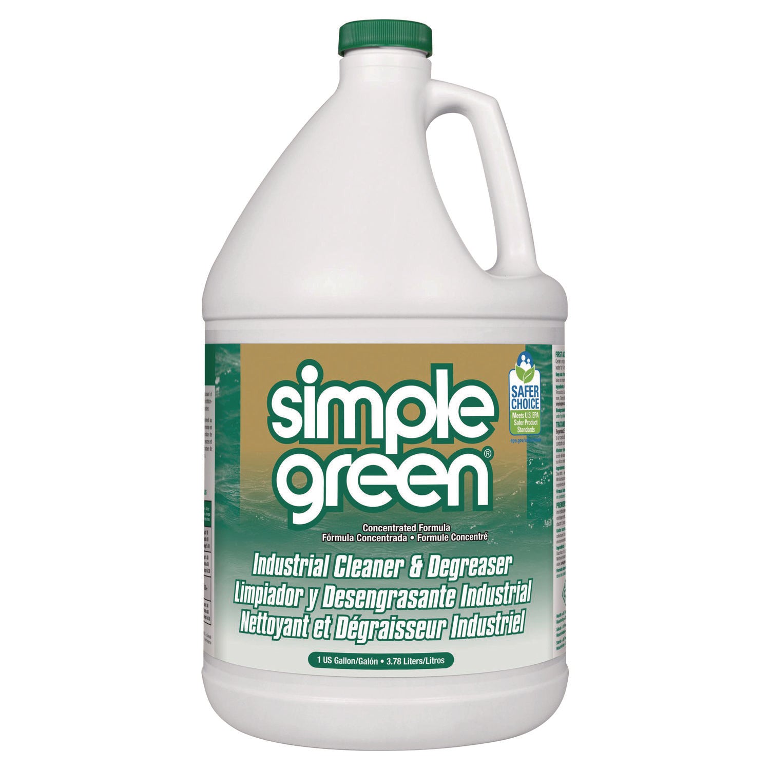 Simple Green® Industrial Cleaner And Degreaser, Concentrated, 1 Gal Bottle, 6/carton