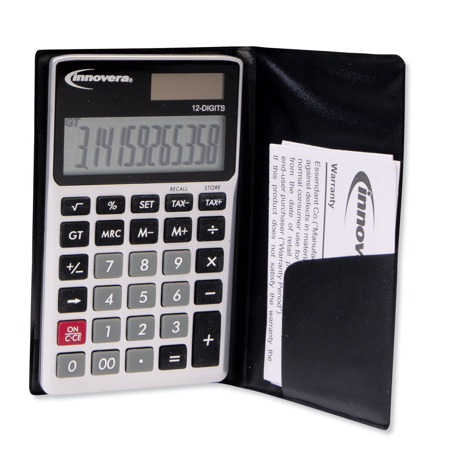 Innovera® 15922 Pocket Calculator, 12-Digit LCD