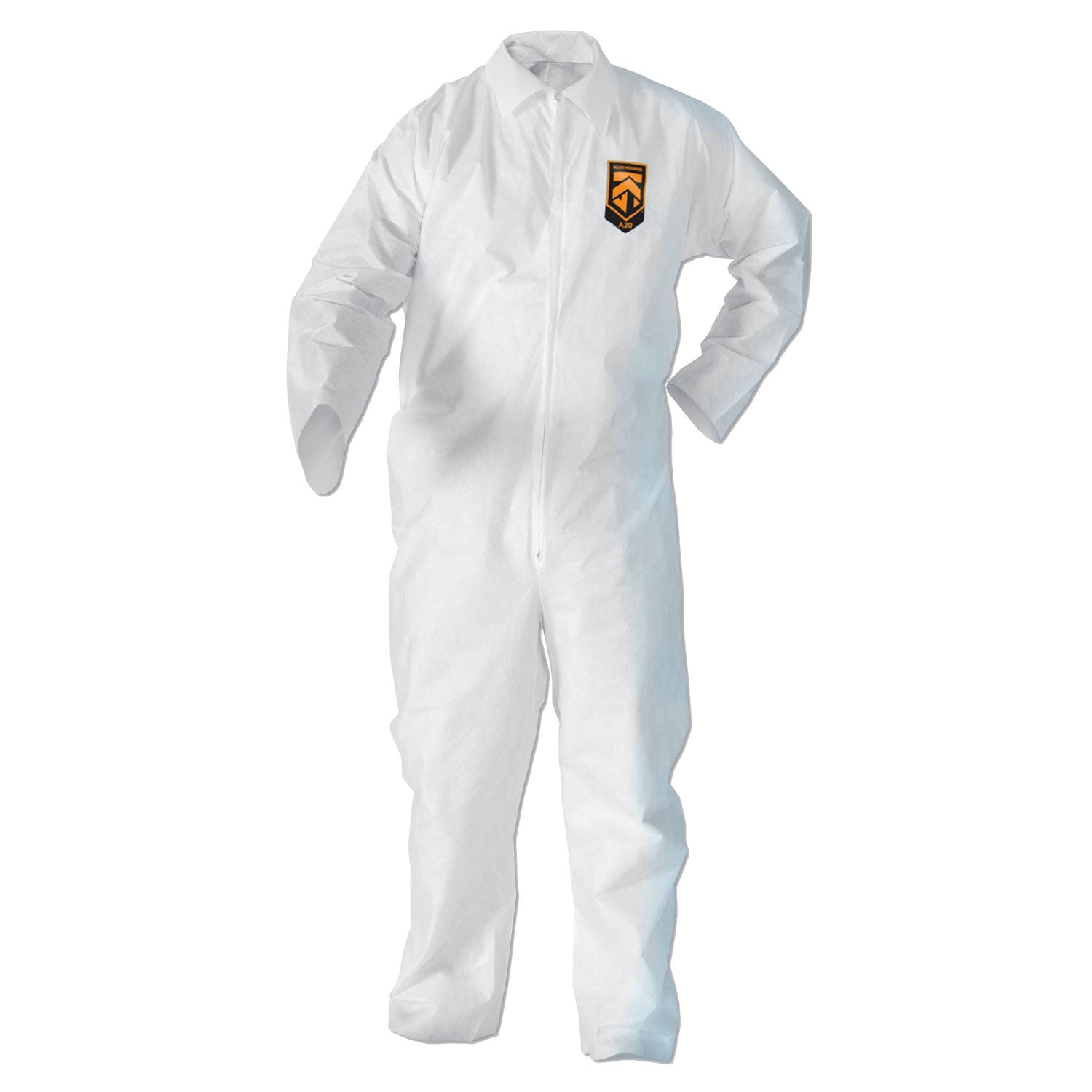 KleenGuard™ A20 Breathable Particle Protection Coveralls, Zip Closure, X-Large, White