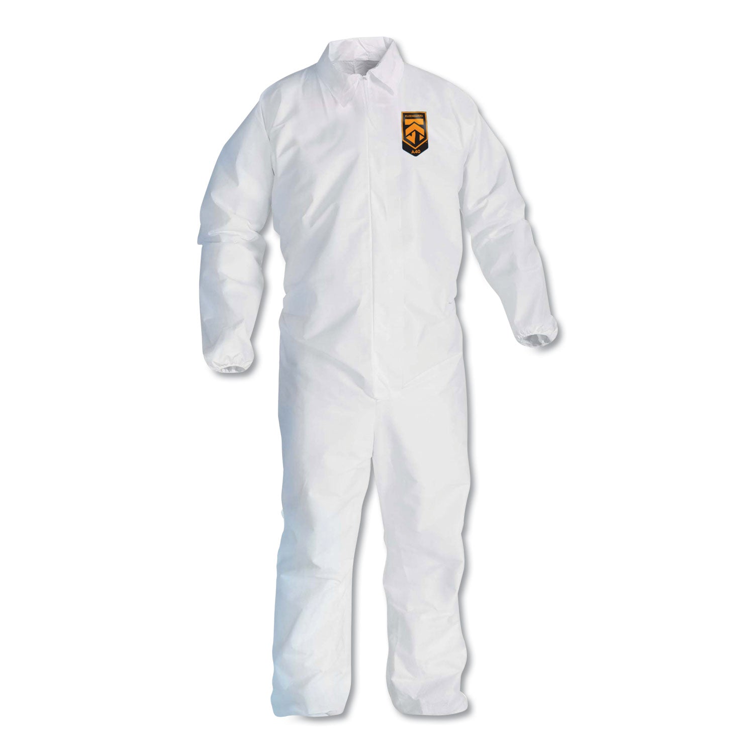 KleenGuard™ A40 Coveralls, Elastic Wrists/Ankles, X-Large, White