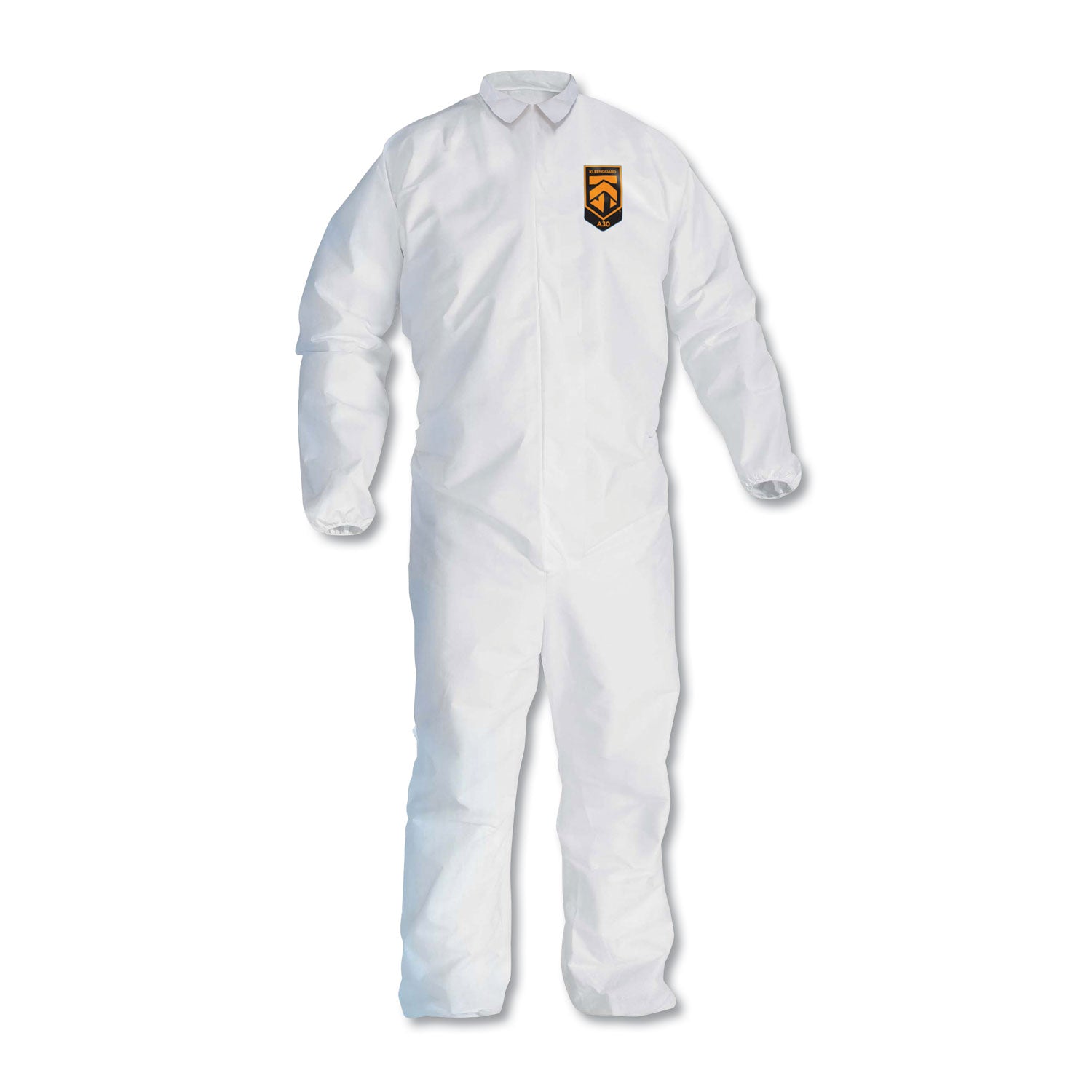KleenGuard™ A30 Elastic-Back and Cuff Coveralls, 2X-Large, White, 25/Carton