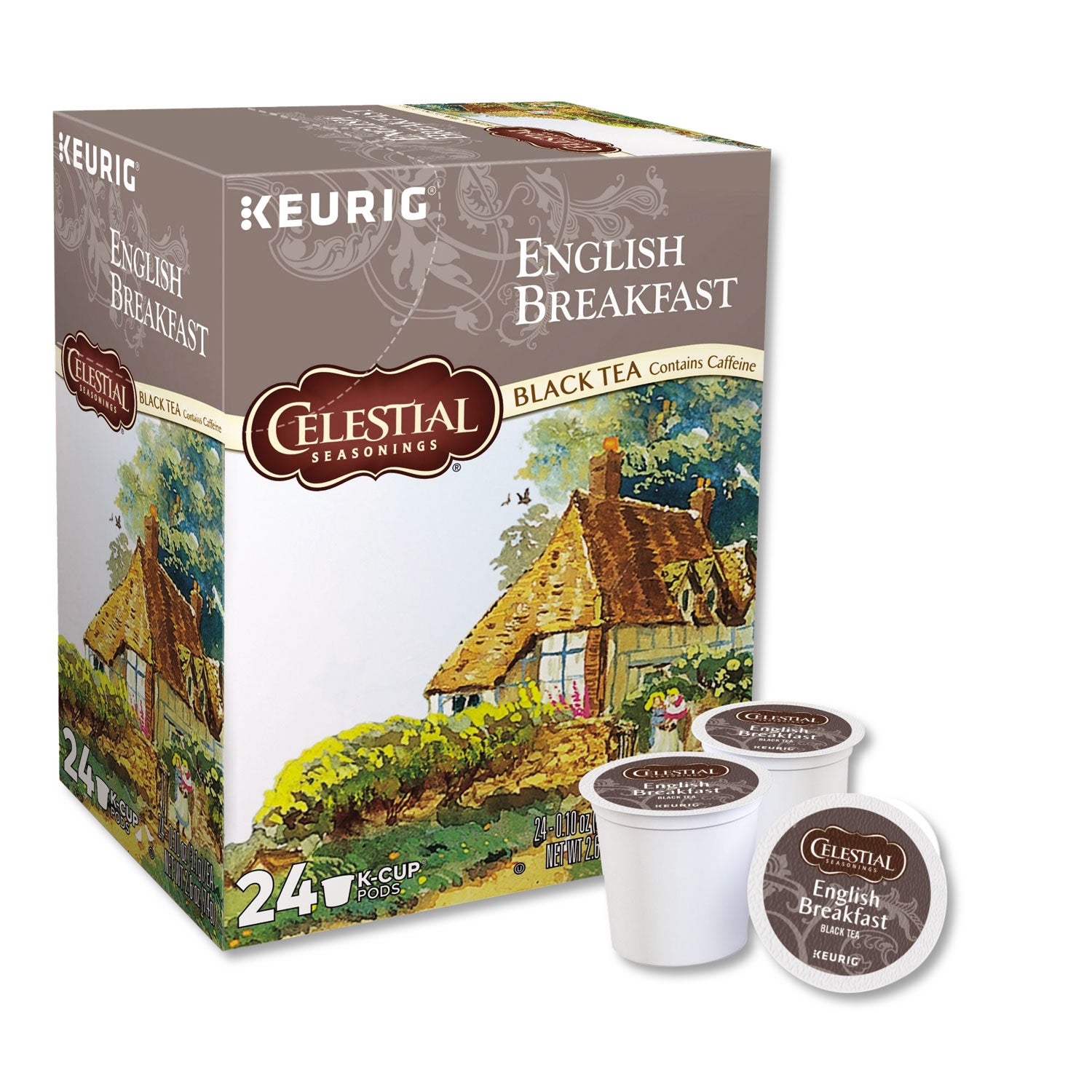 Celestial Seasonings® English Breakfast Black Tea K-Cups, 24/box