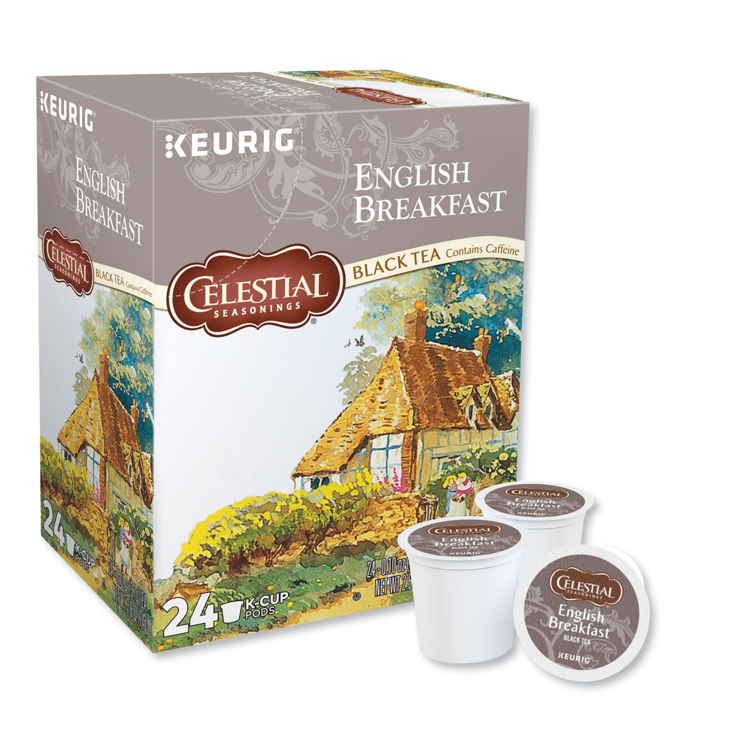 Celestial Seasonings® English Breakfast Black Tea K-Cups, 96/carton