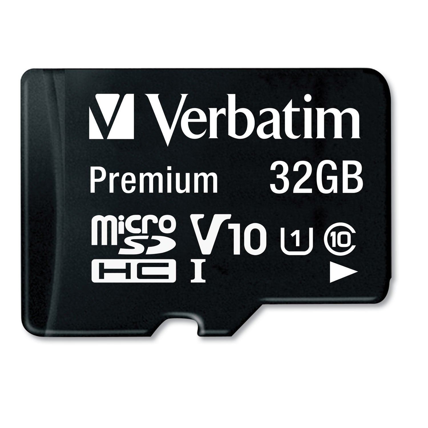 Verbatim® 32gb Premium Microsdhc Memory Card With Adapter, Uhs-I V10 U1 Class 10, Up To 90mb/s Read Speed