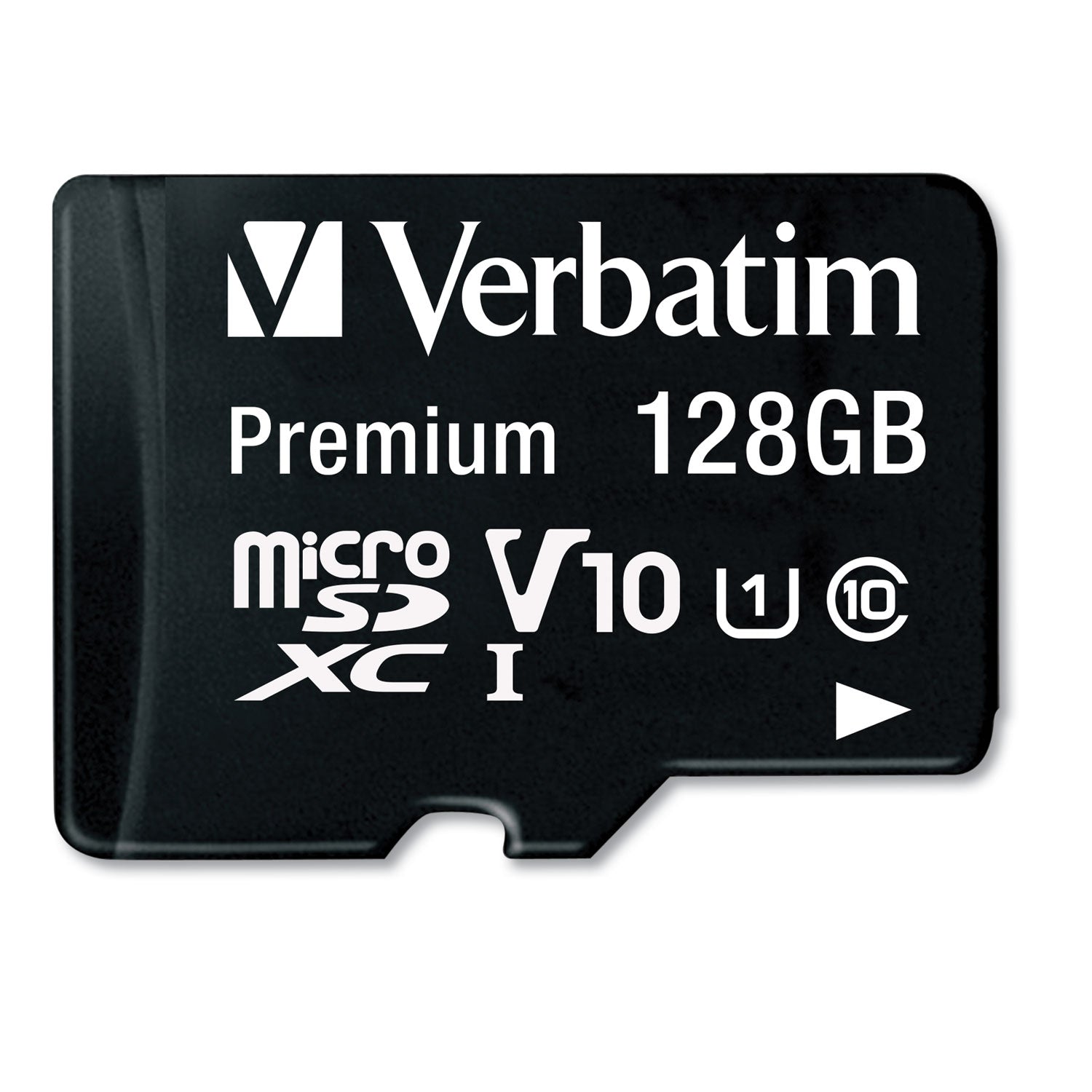 Verbatim® 128gb Premium Microsdxc Memory Card With Adapter, Uhs-I V10 U1 Class 10, Up To 90mb/s Read Speed