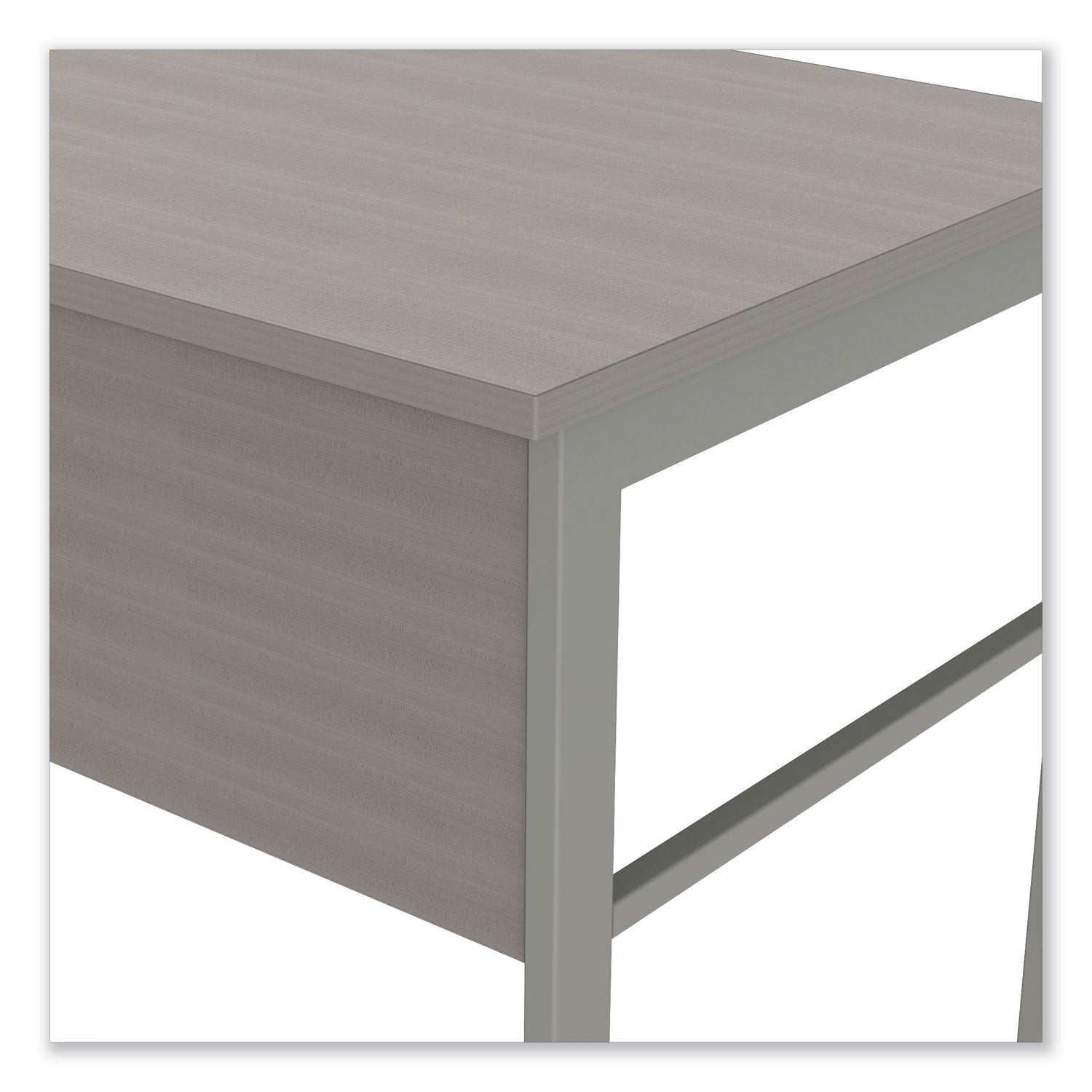 Linea Italia® Urban Series Desk Workstation, 47.25" X 23.75" X 29.5", Ash