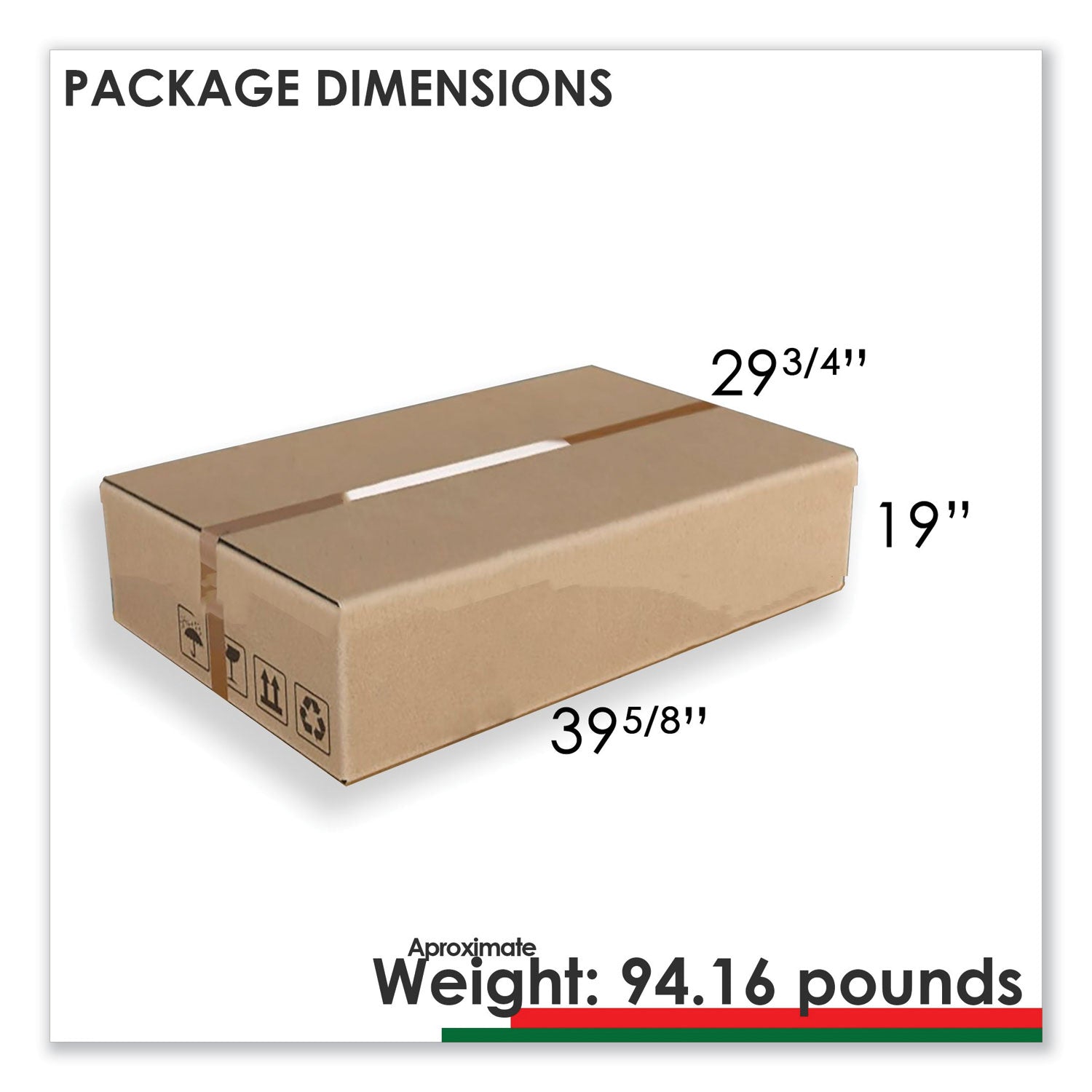 Linea Italia® Urban Series Cabinet Credenza Pedestal with Lateral File, 35.25" x 15.25" x 23.75", Ash