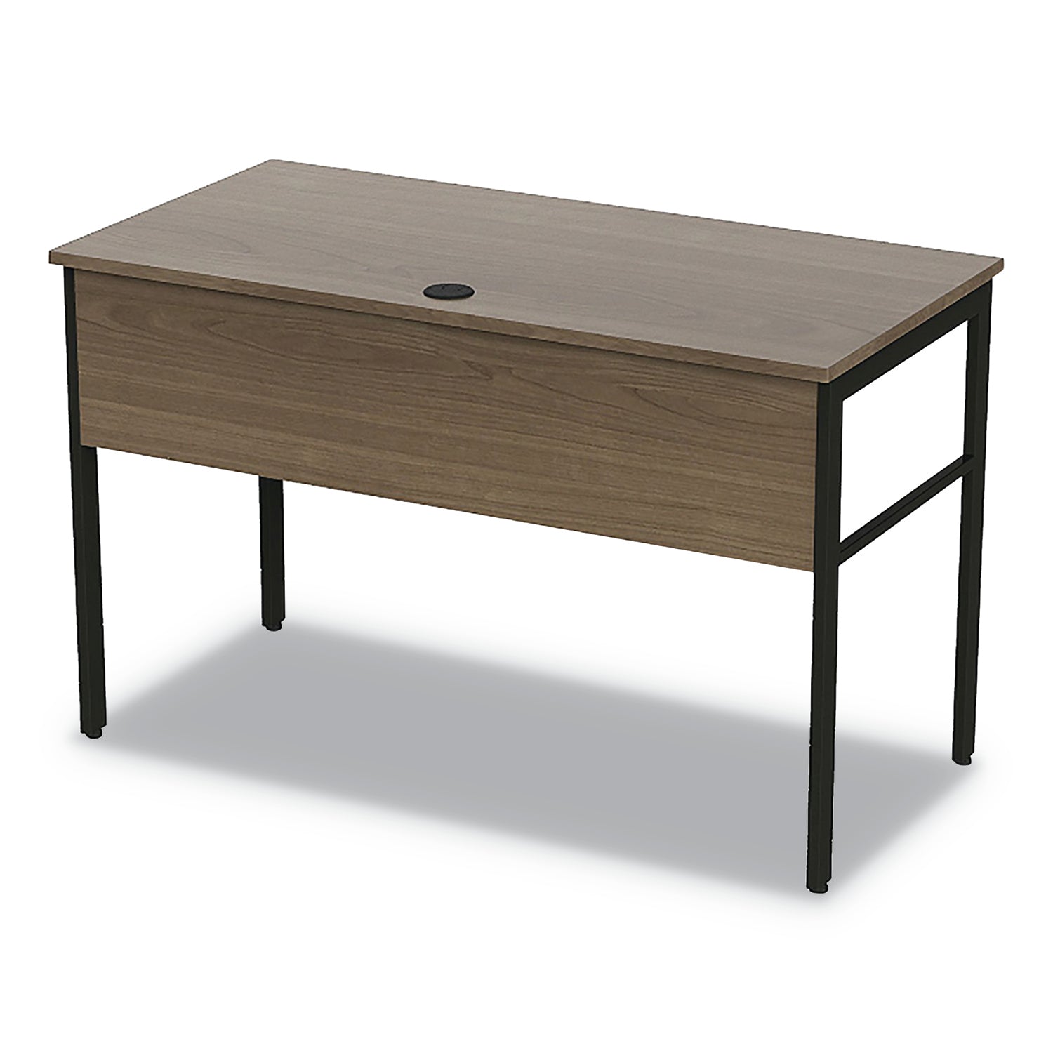 Linea Italia® Urban Series Desk Workstation, 47.25" X 23.75" X 29.5", Natural Walnut