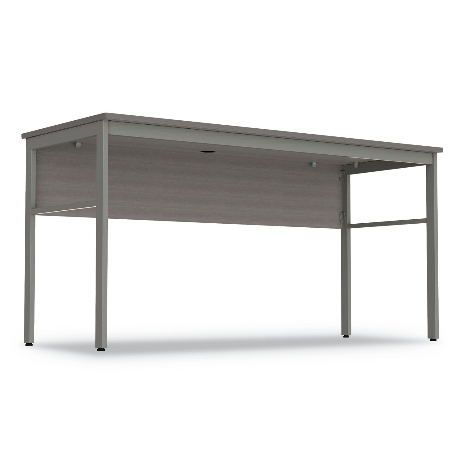 Linea Italia® Urban Series Desk Workstation, 59" X 23.75" X 29.5", Ash