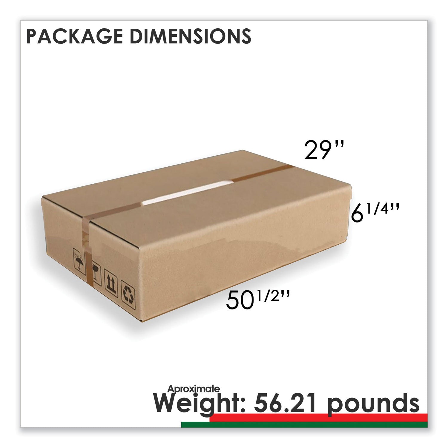 Linea Italia® Urban Series Desk Workstation, 47.25" X 23.75" X 29.5", Ash