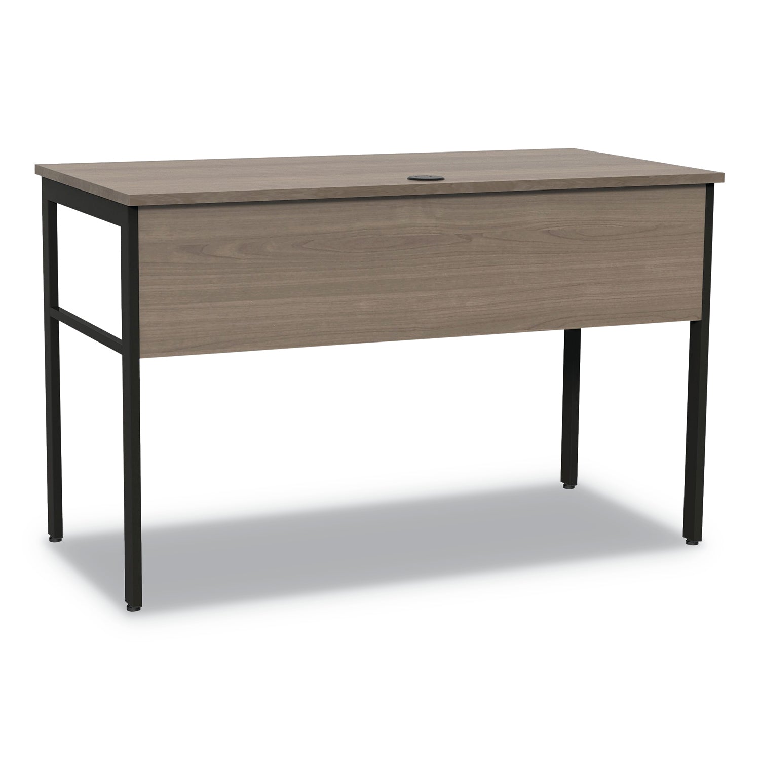Linea Italia® Urban Series Desk Workstation, 59" X 23.75" X 29.5", Natural Walnut